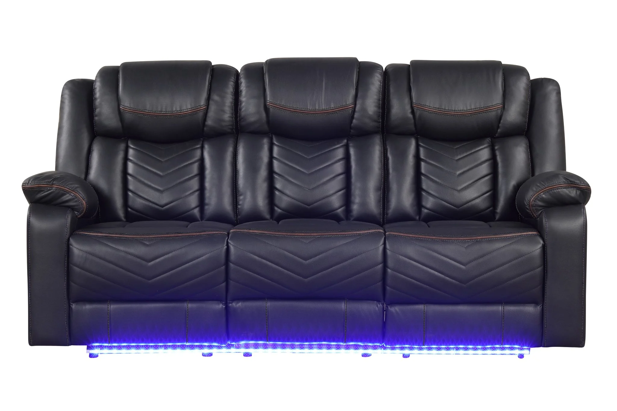 Challenger 2PC Living Room Set Black - Image 2