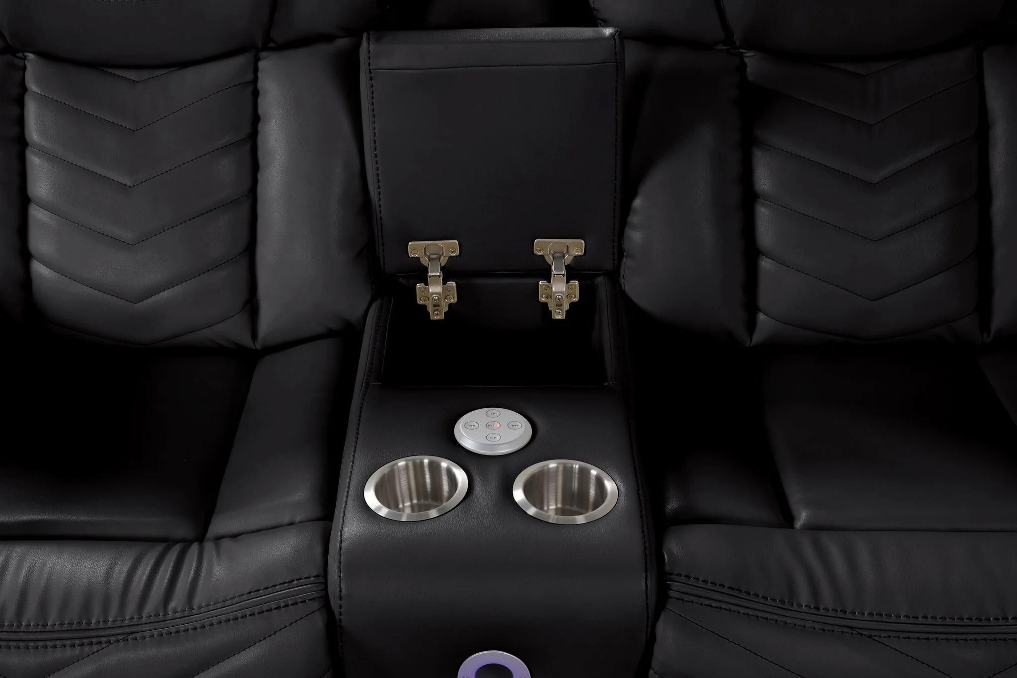 Challenger Loveseat Black - Image 3