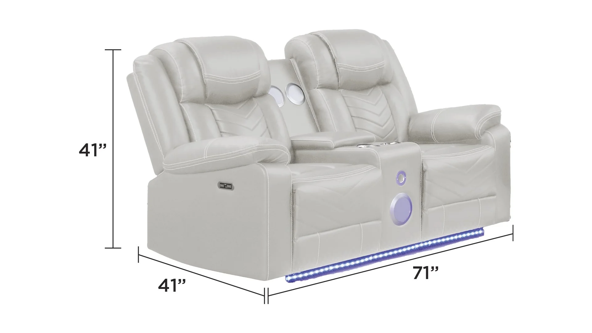 Challenger Loveseat Ice - Image 2