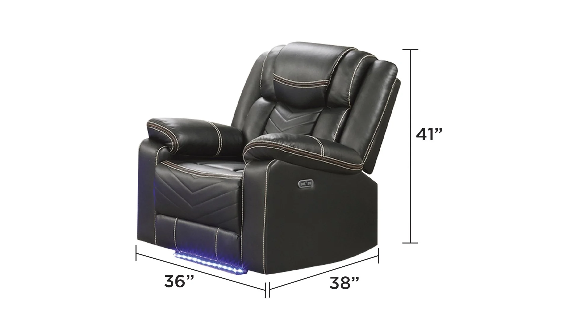Challenger Recliner Gray - Image 2