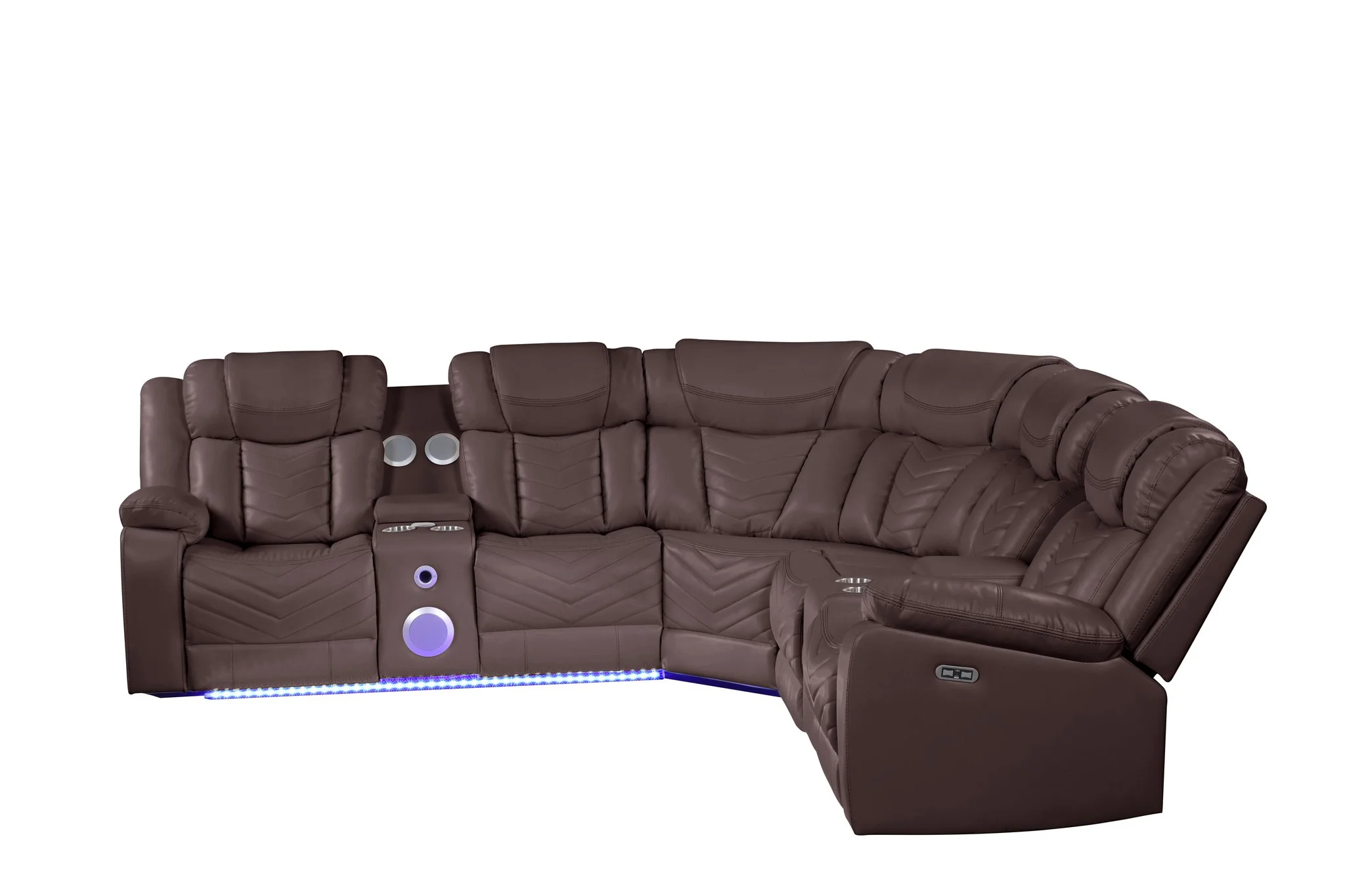 Challenger Sectional Brown - Image 3