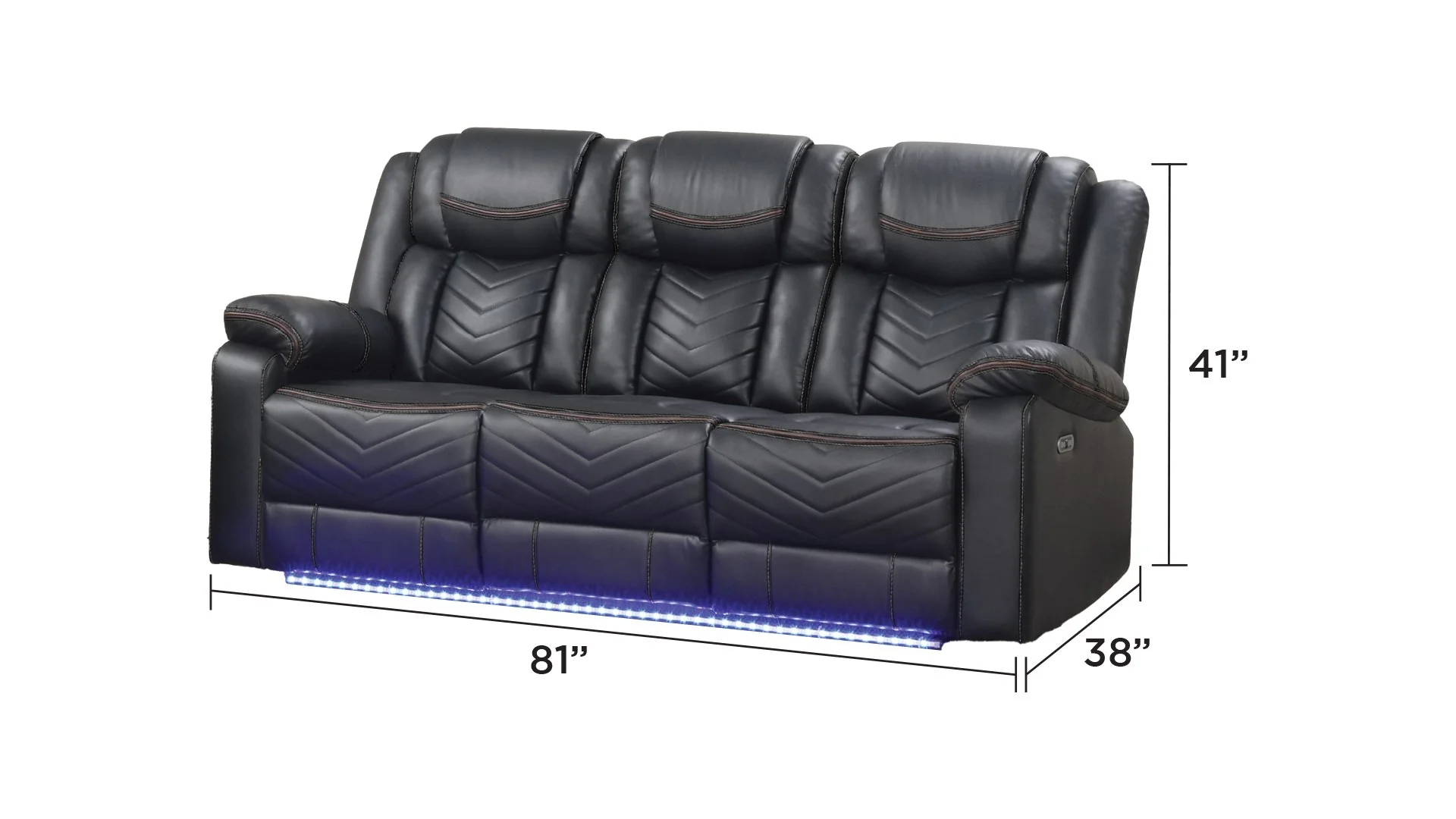 Challenger Sofa Black - Image 2