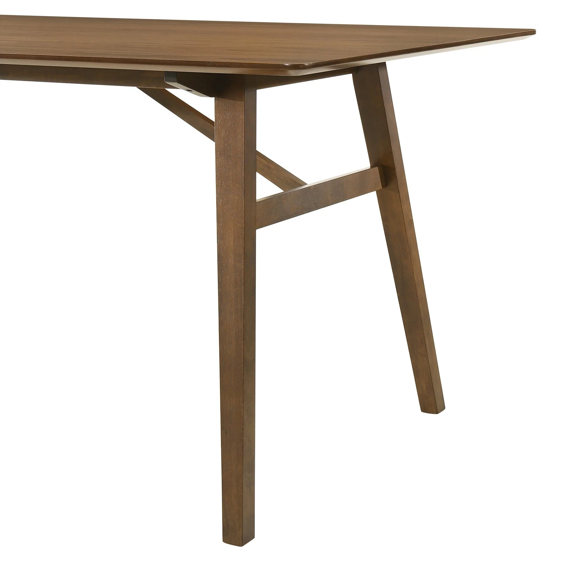 Channell Wood Dining Table in Walnut Finish - Image 5