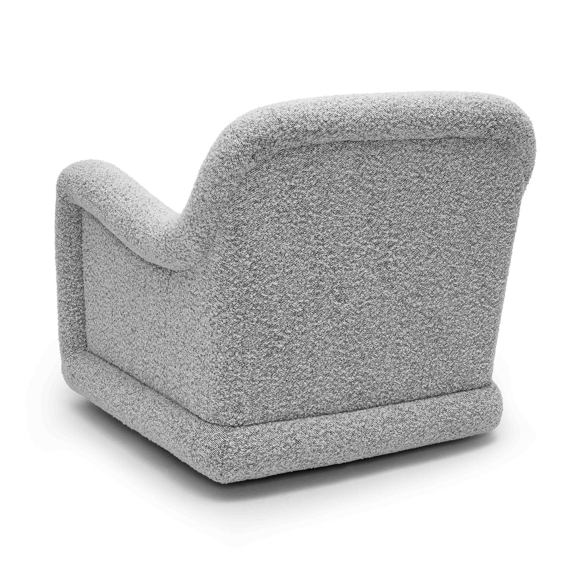 Charli Grey Boucle Swivel Chair - Image 4