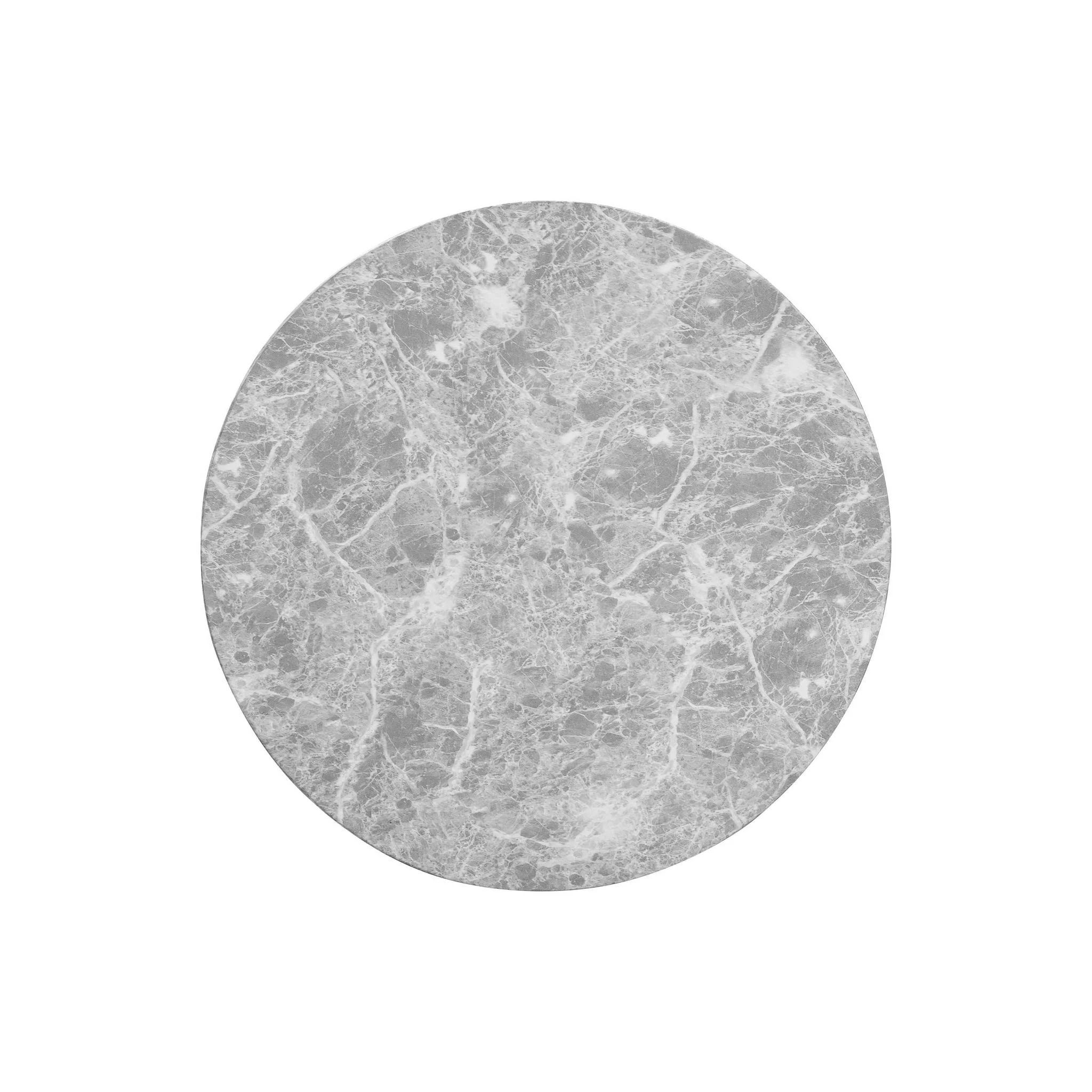 Charra Grey Faux Marble Indoor/Outdoor Side Table - Image 4