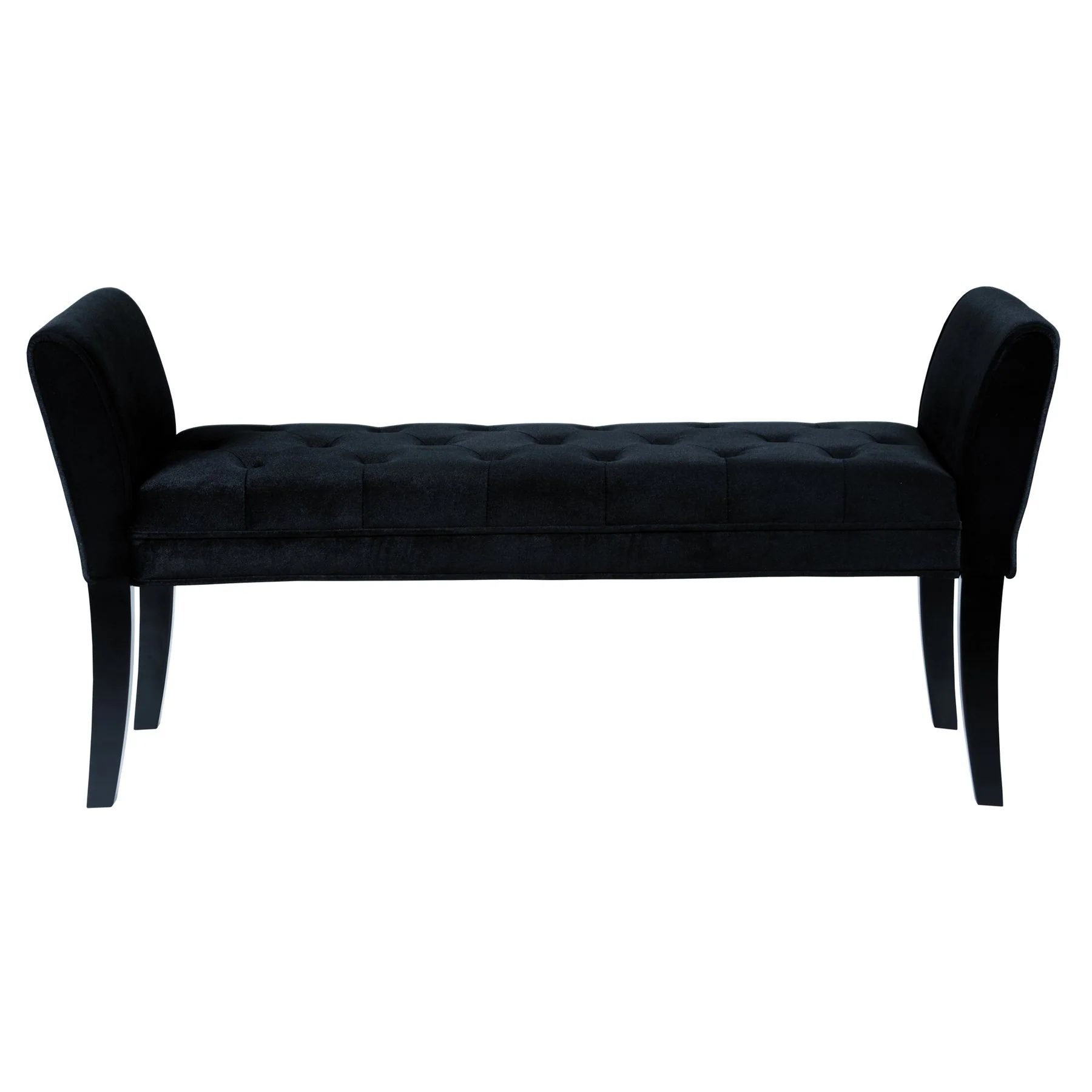 Chatham Bench in Black Velvet - Image 2