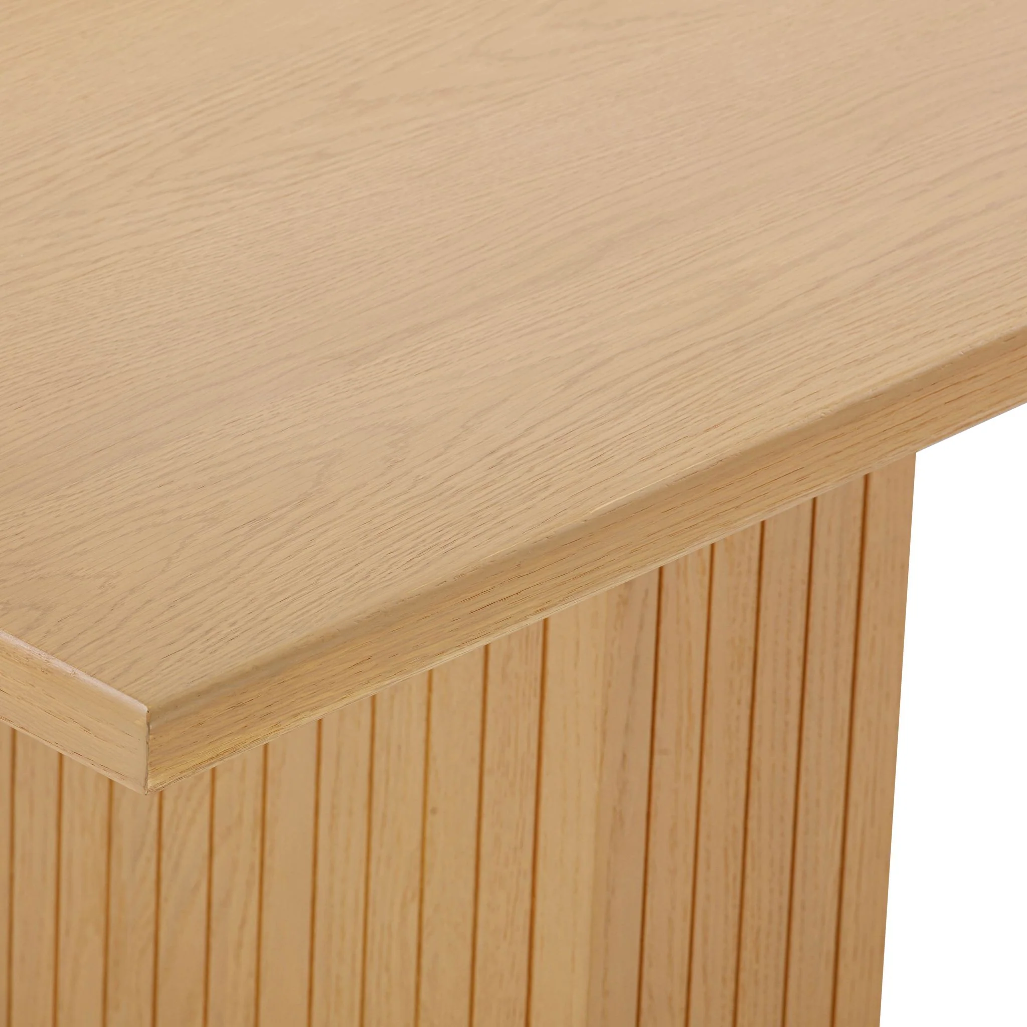 Chelsea Natural Oak Wood 96 inch Rectangular Dining Table - Image 5
