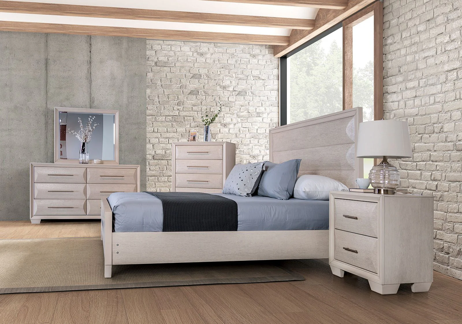 Chemnitz 5 Pc. Queen Bedroom Set w/ 2NS - Image 2