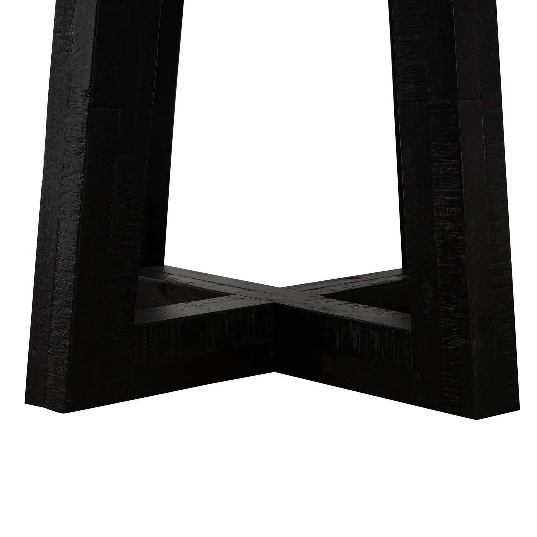 Chester Modern Concrete and Acacia Round Dining Table - Image 4
