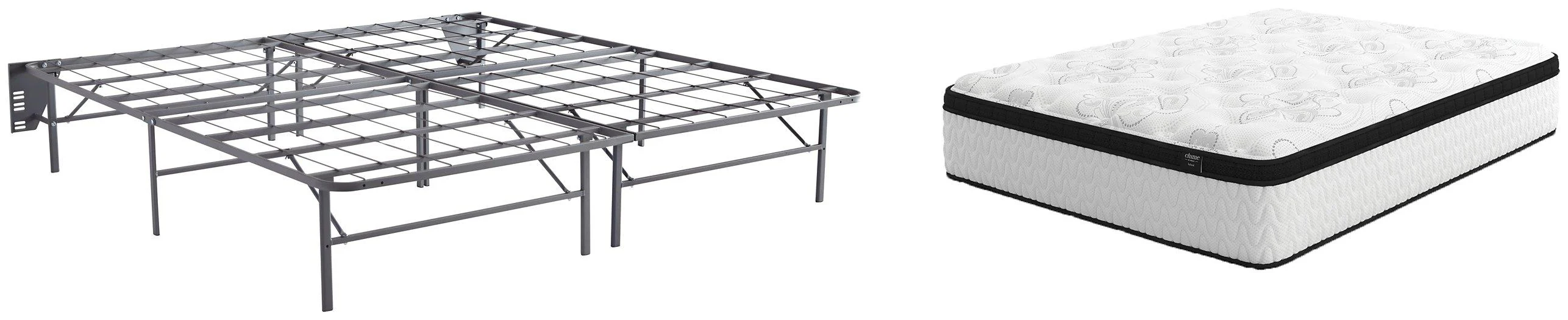 Chime 12 Inch Hybrid 2-Piece Mattress Package - Image 7