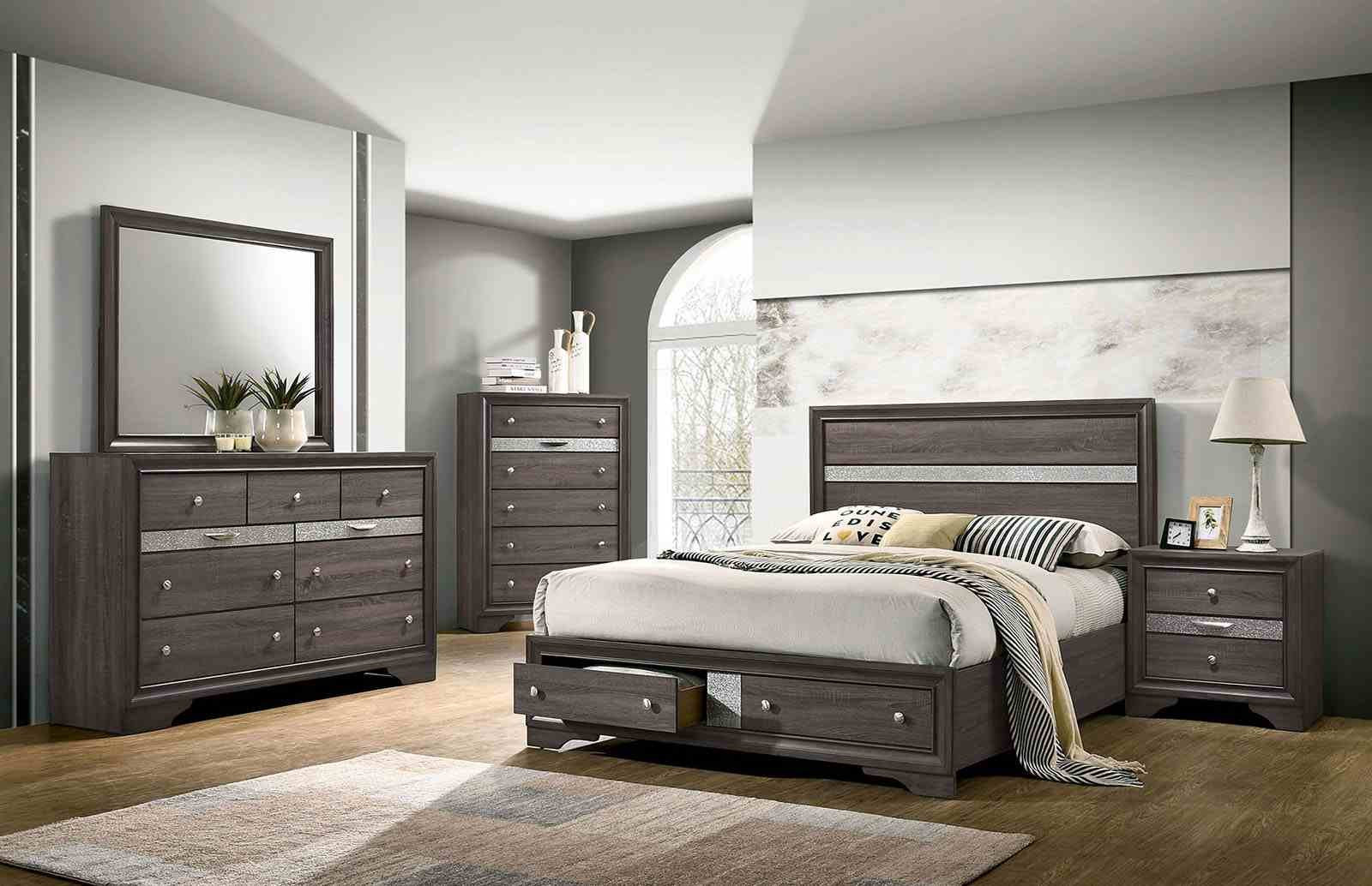 Chrissy E.King Bed, Gray - Image 2