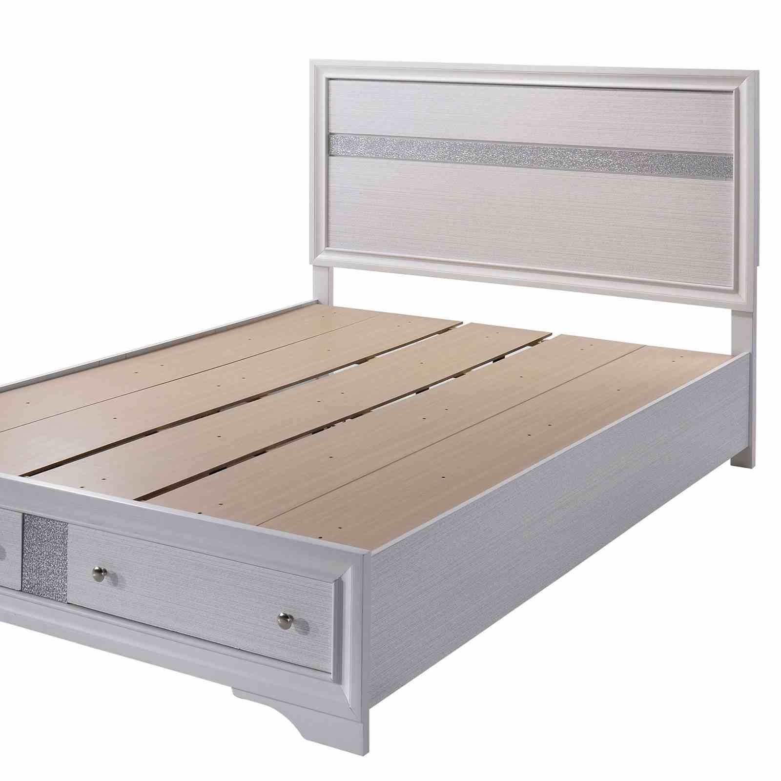 Chrissy E.King Bed, White - Image 3