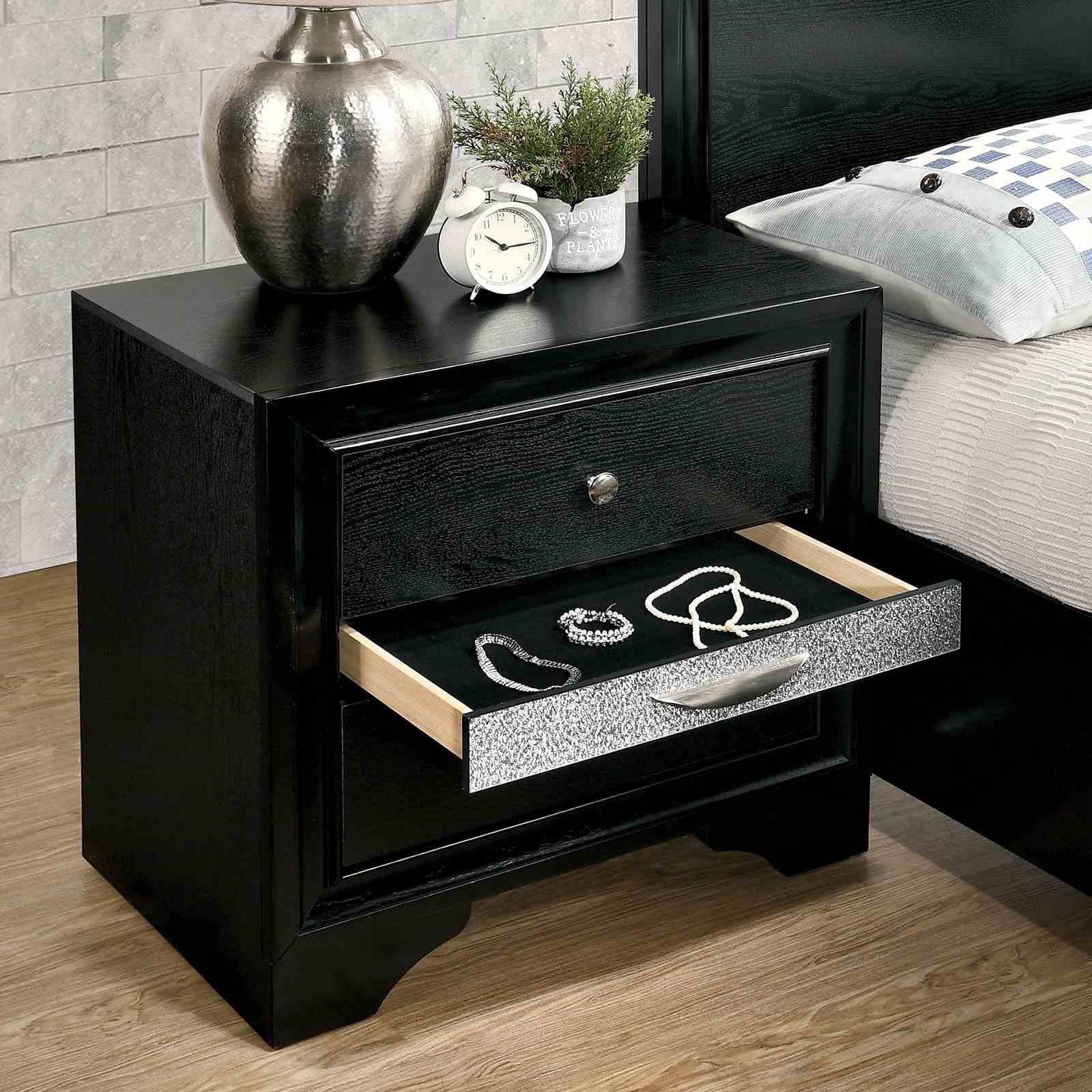 Chrissy Nightstand, Black - Image 2
