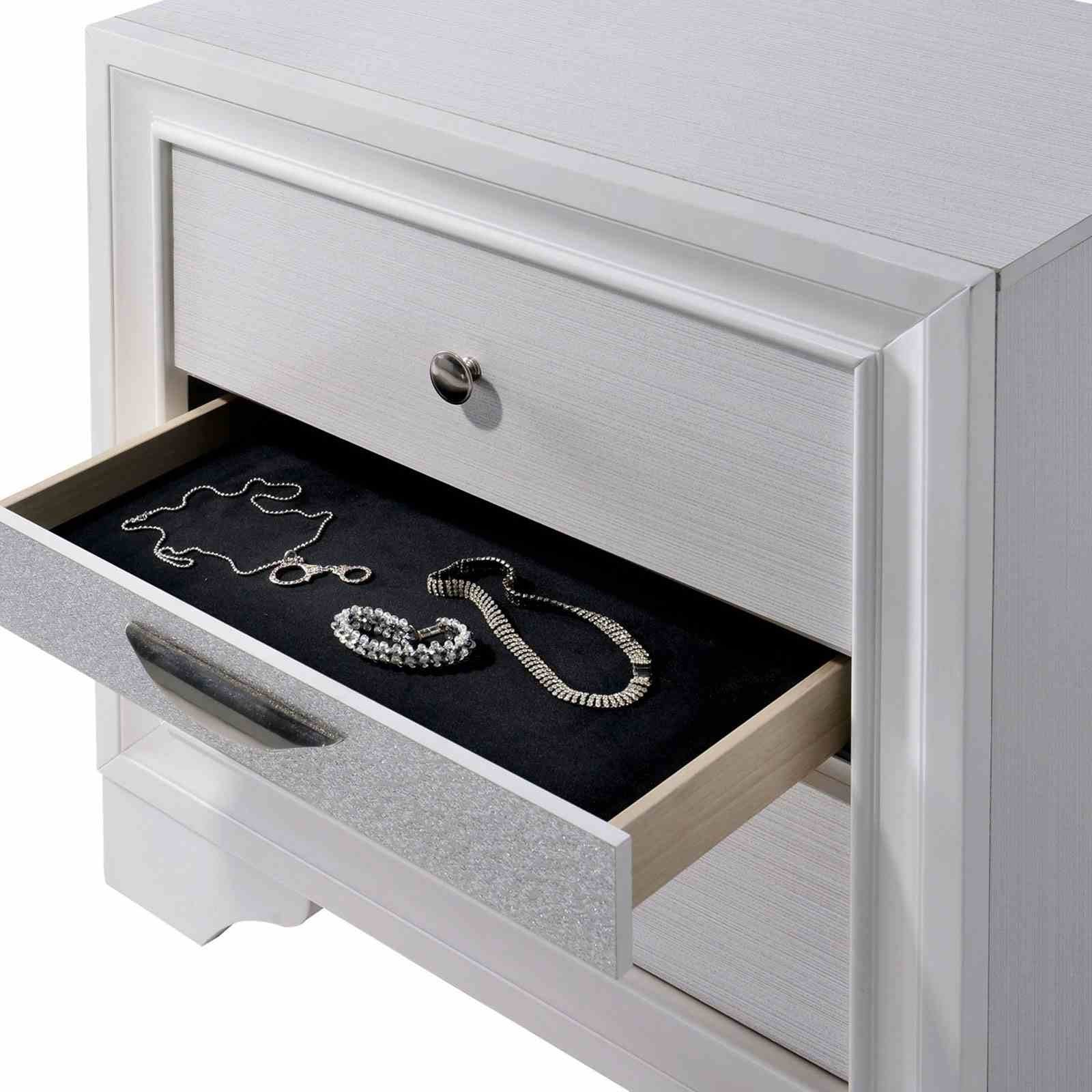 Chrissy Nightstand, White - Image 3