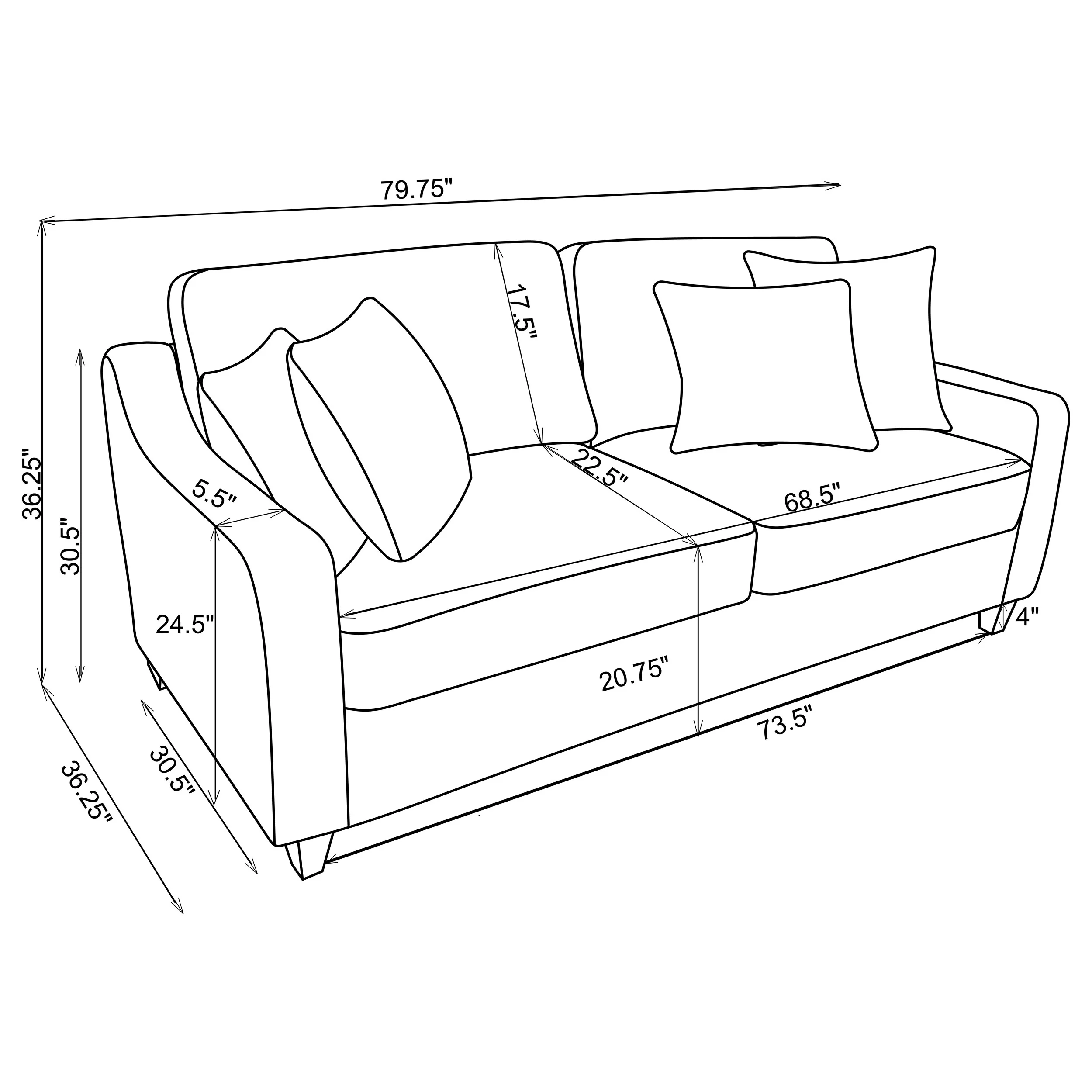 Christine Sofa Set - Image 15