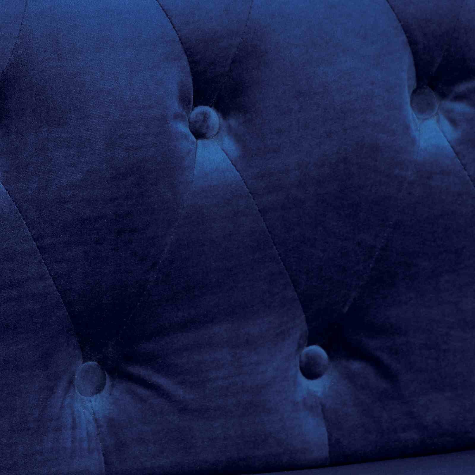 Ciabattoni Ottoman, Navy - Image 4
