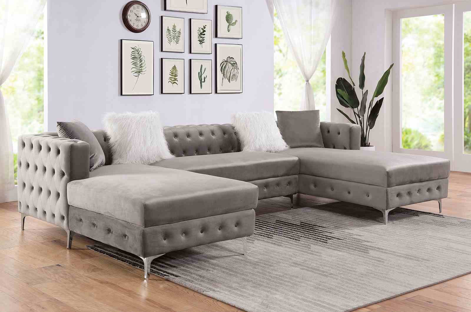 Ciabattoni Sectional, Gray - Image 2