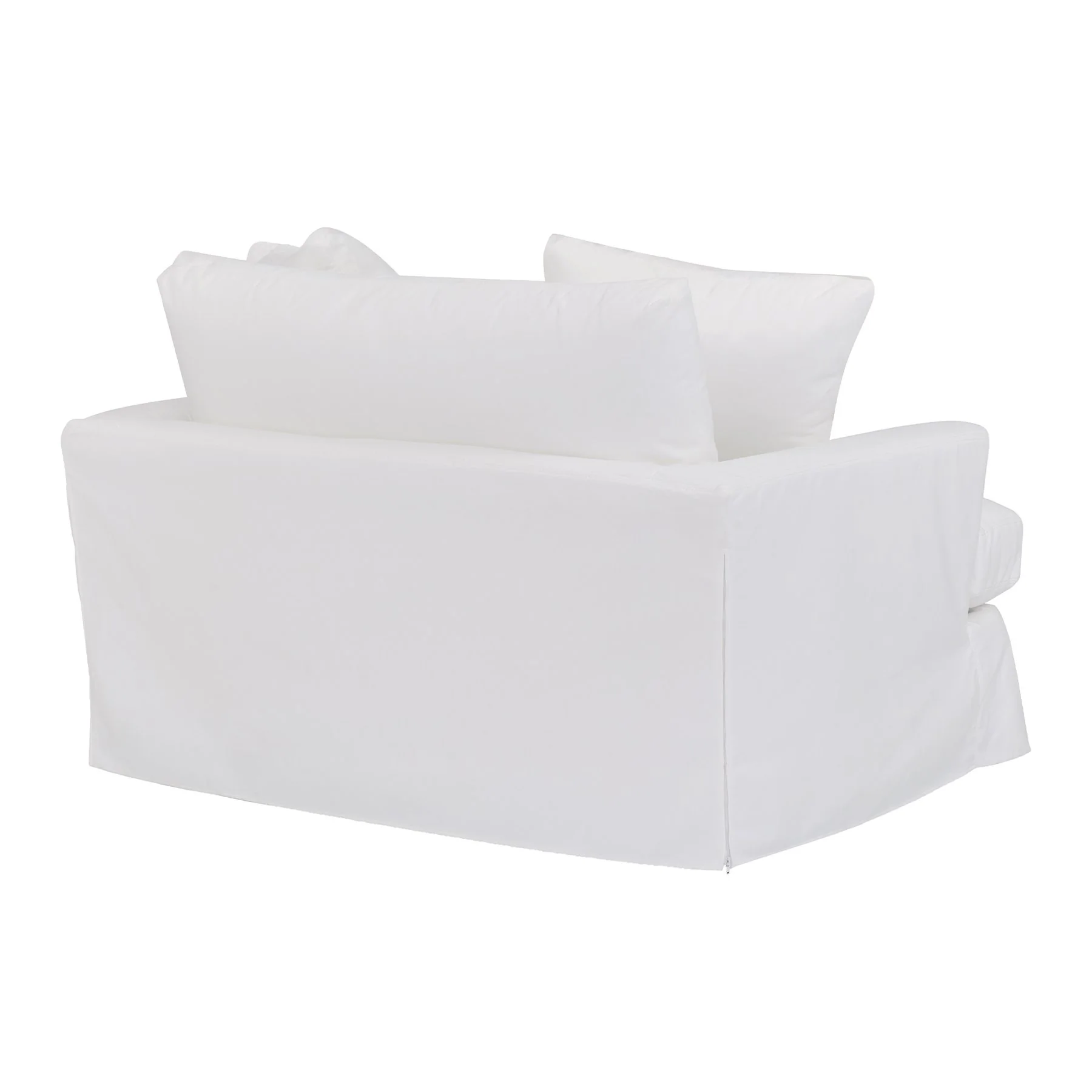 Ciara 53" Upholstered Chair and a Half in Pearl - Image 3