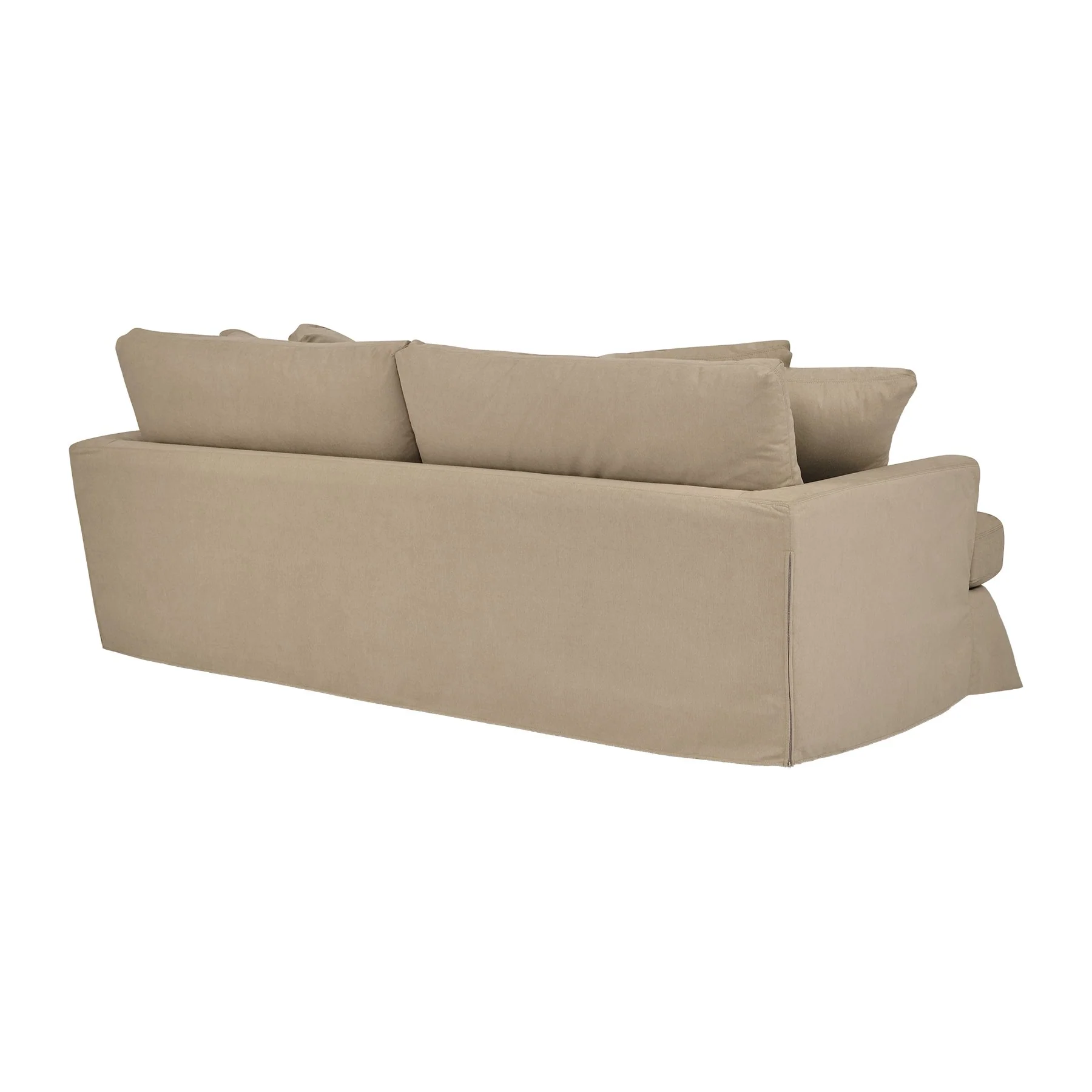 Ciara 93" Upholstered Sofa in Sahara Brown - Image 3