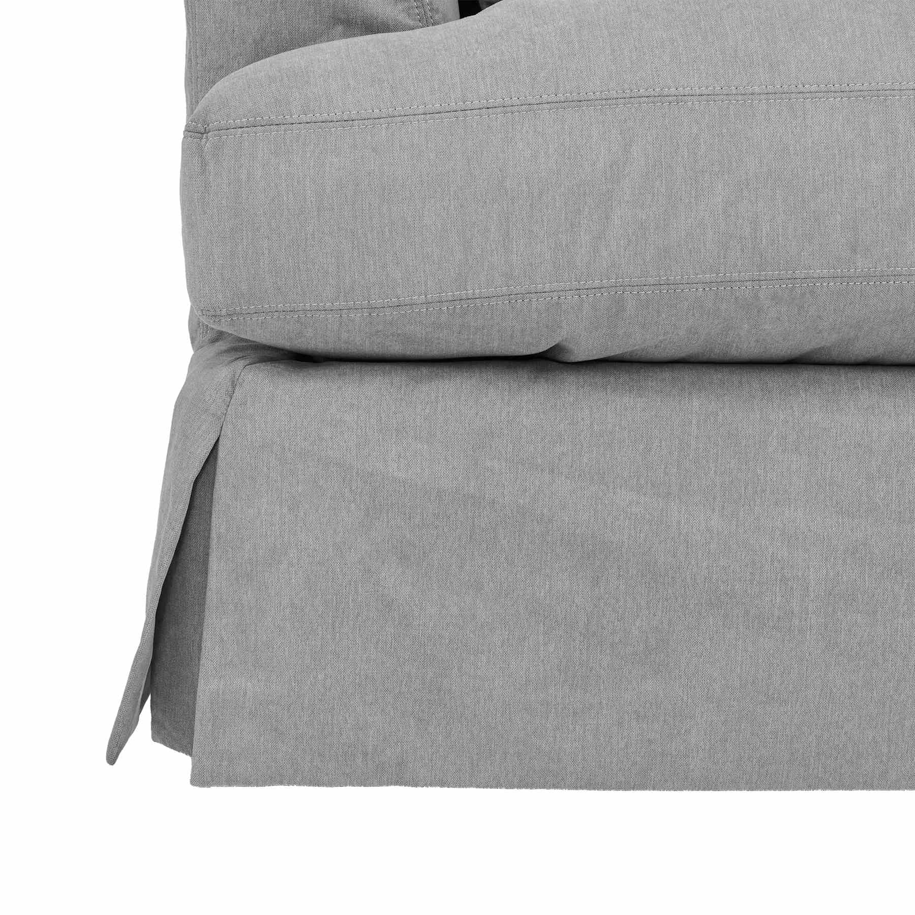 Ciara 93" Upholstered Sofa in Slate Gray - Image 7
