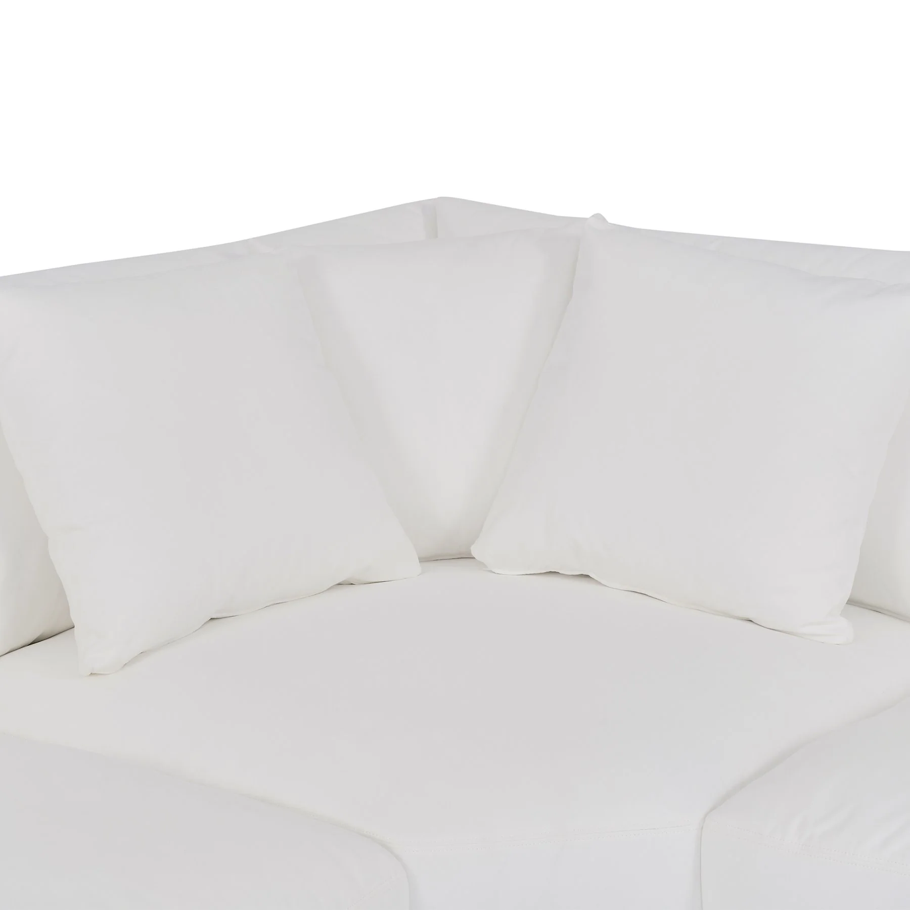 Ciara Upholstered 3 Piece Sectional Sofa in Pearl - Image 3