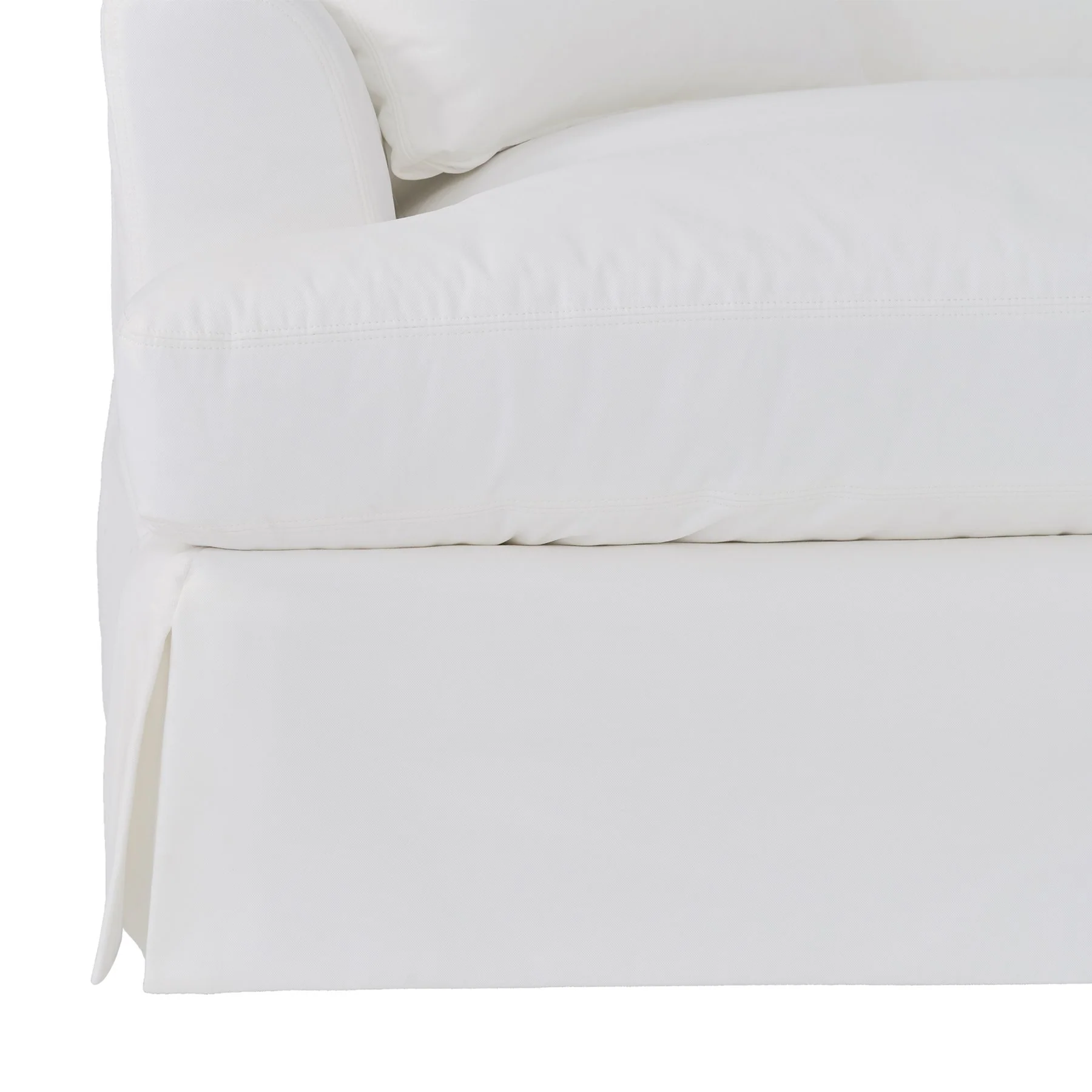 Ciara Upholstered 3 Piece Sectional Sofa in Pearl - Image 6