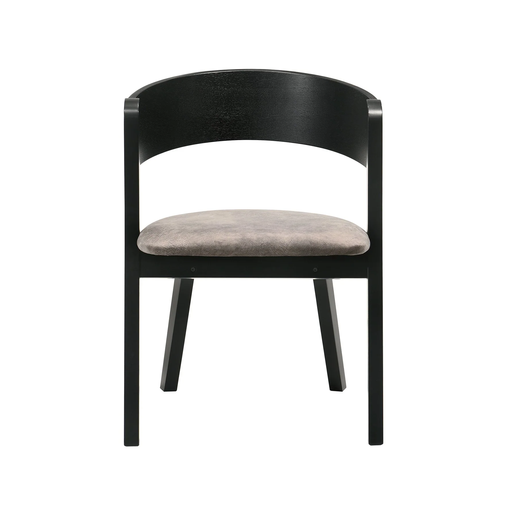 Cirque and Jackie 5 Piece Black Round Dining Set - Image 3