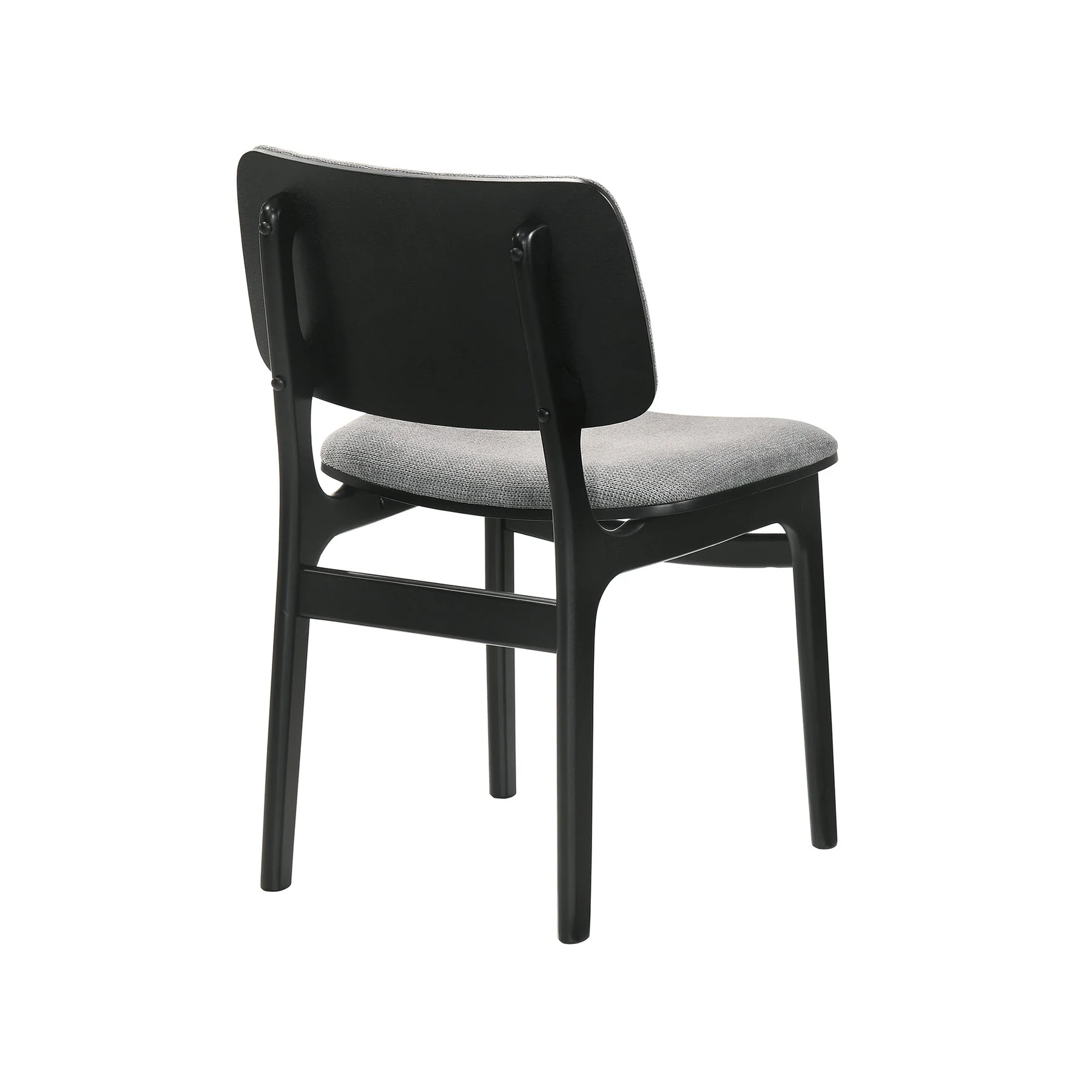 Cirque and Lima 5 Piece Black Round Dining Set - Image 4