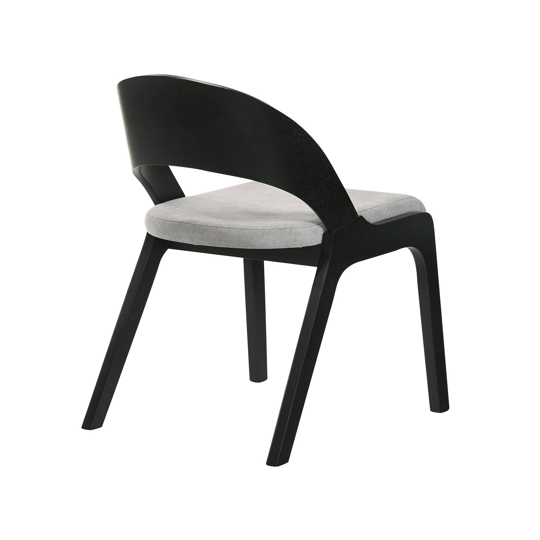 Cirque and Polly 5 Piece Black Round Dining Set - Image 4