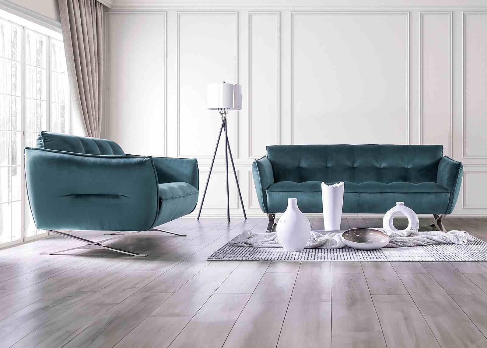Civellutino Chair, Teal - Image 2