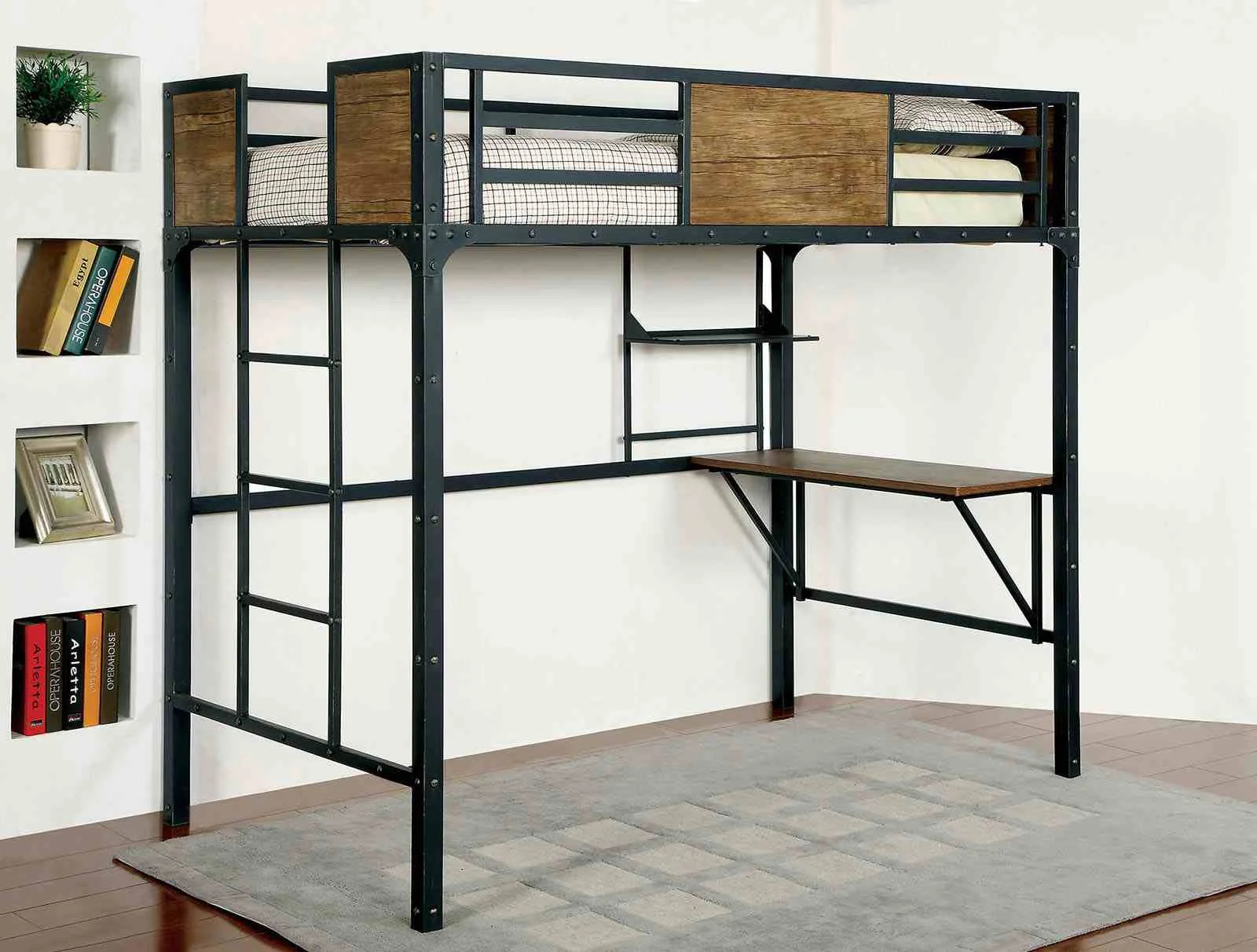 Clapton Twin Bed w/ Workstation - Image 2