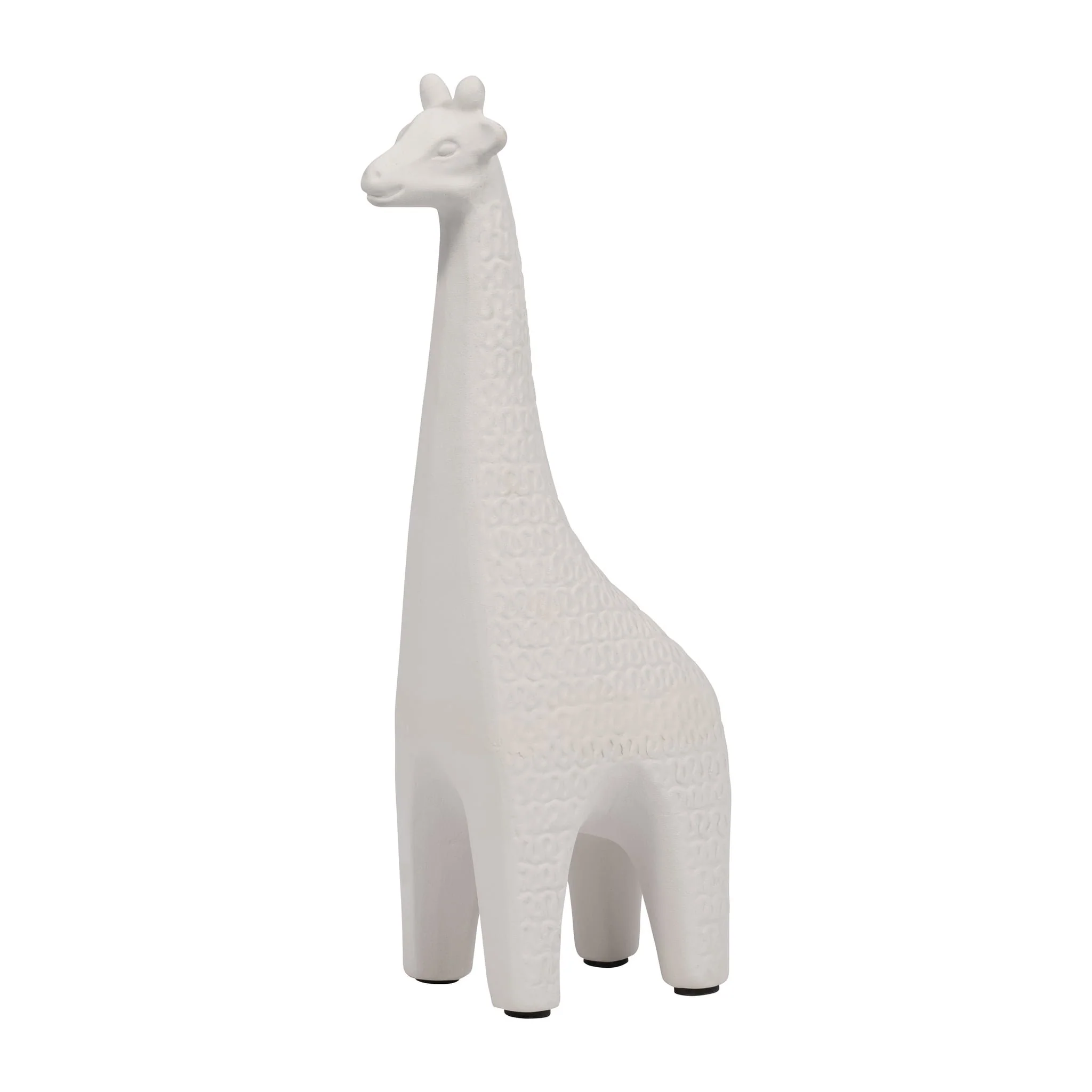 Clay, 12" Loopy Pattern Giraffe, Ivory - Image 2