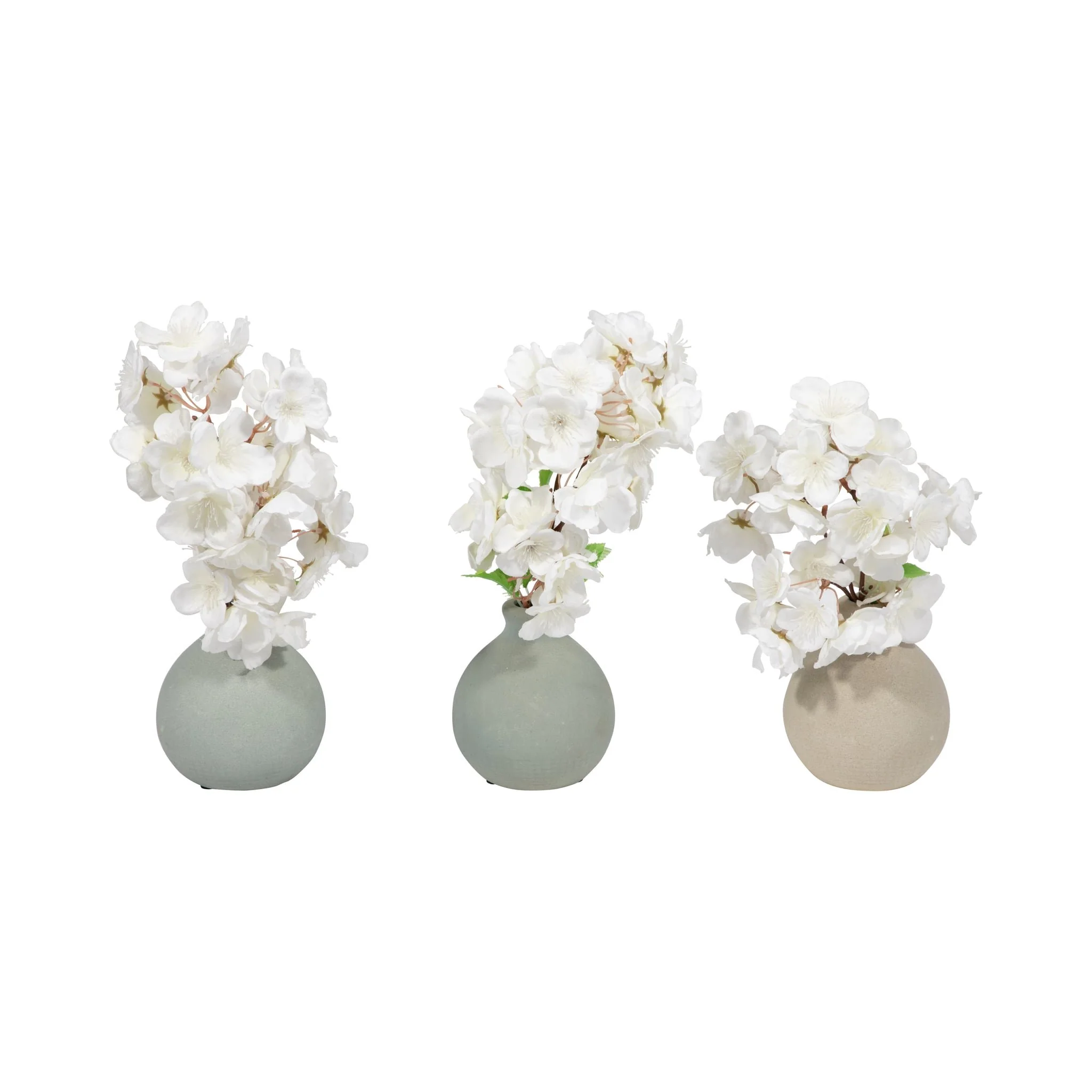 Clay, S/3 5" Bud Vases, Multi - Image 2