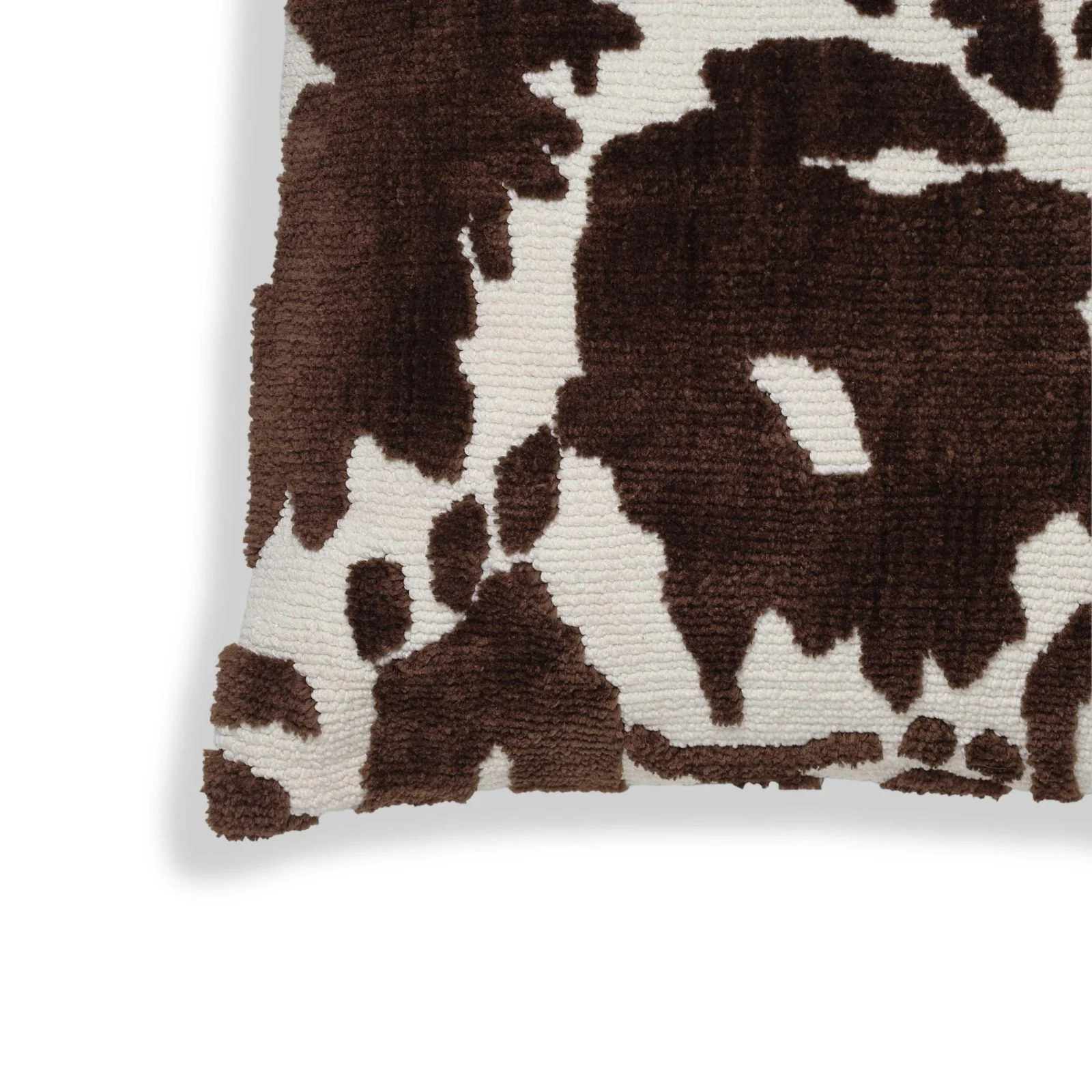 Coast Chocolate Brown Tufted 26" Square Pillow - Image 3