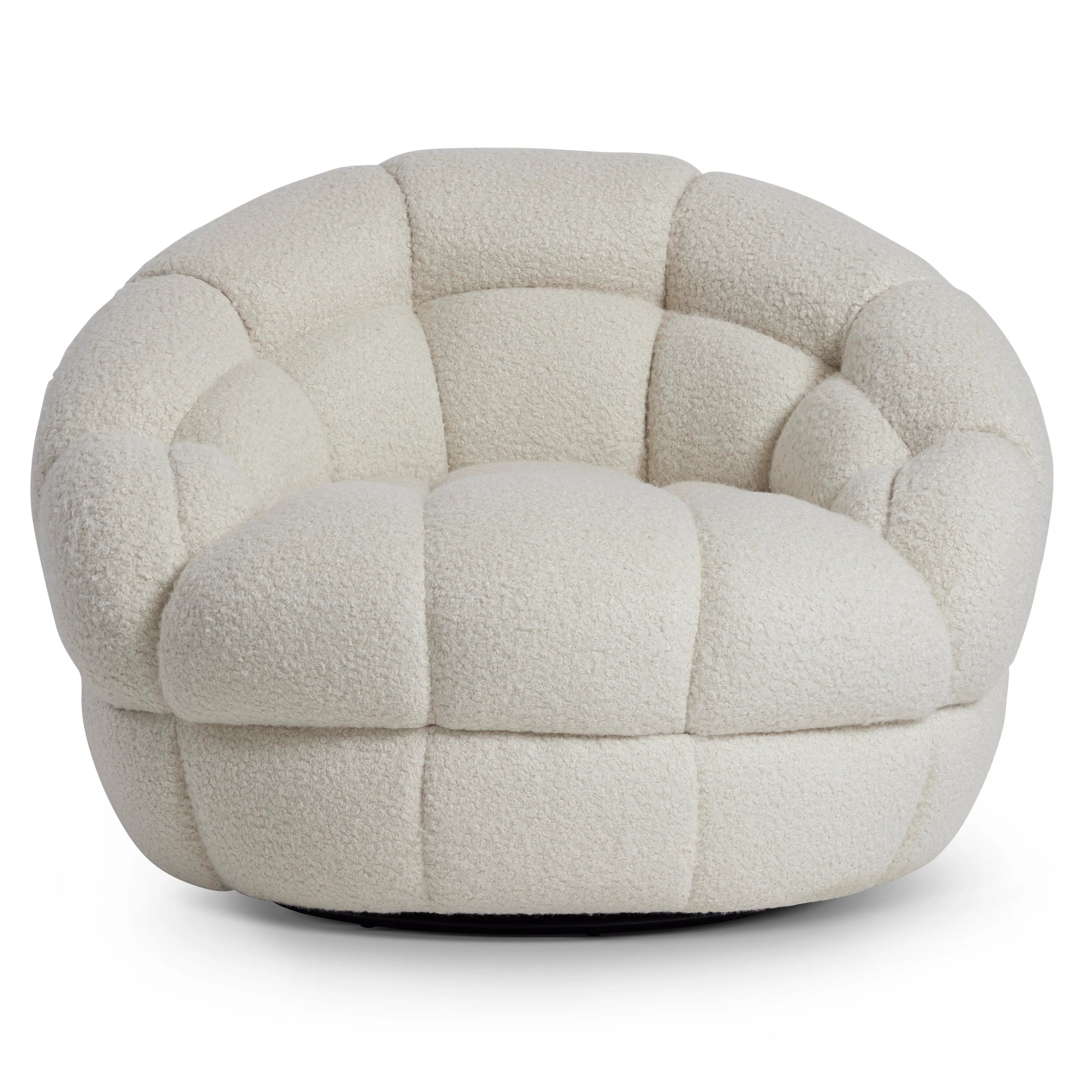Coco Fabric Swivel Chair - Image 3