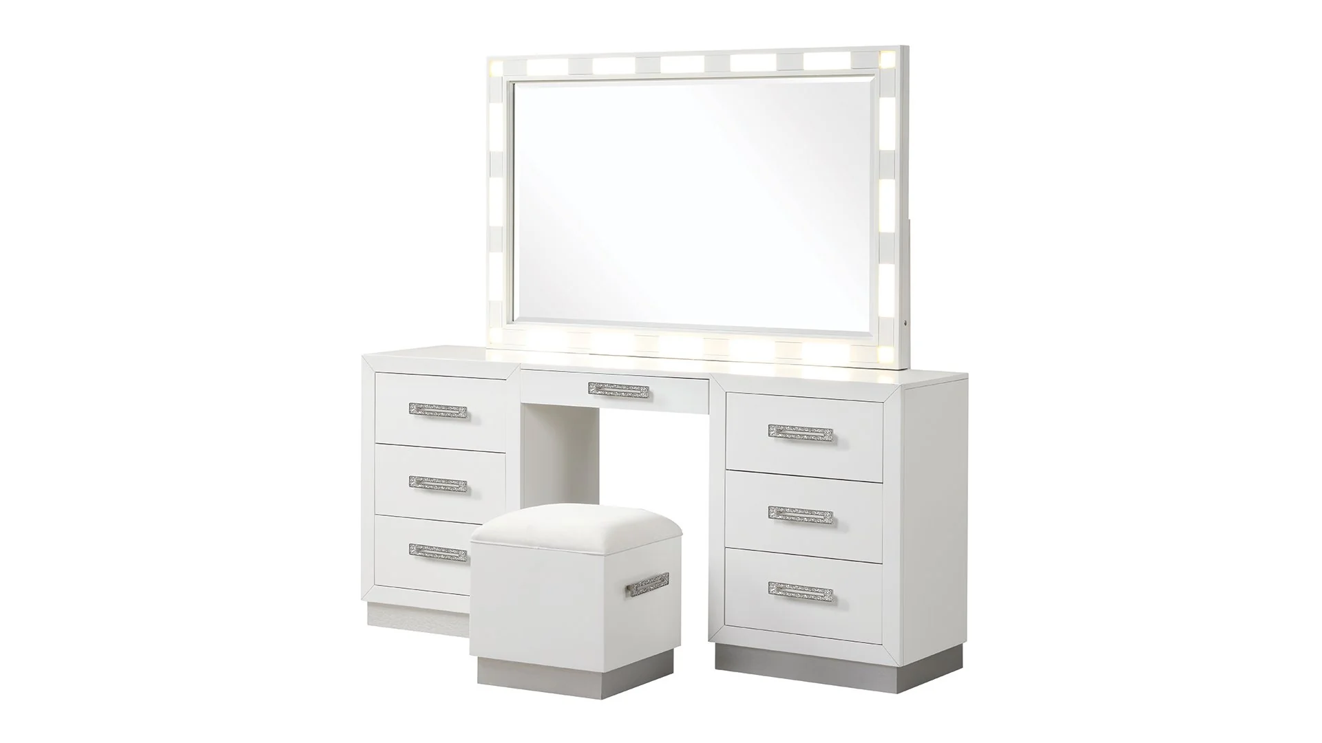 Coco King 5PC with Vanity Bedroom Set - Image 19