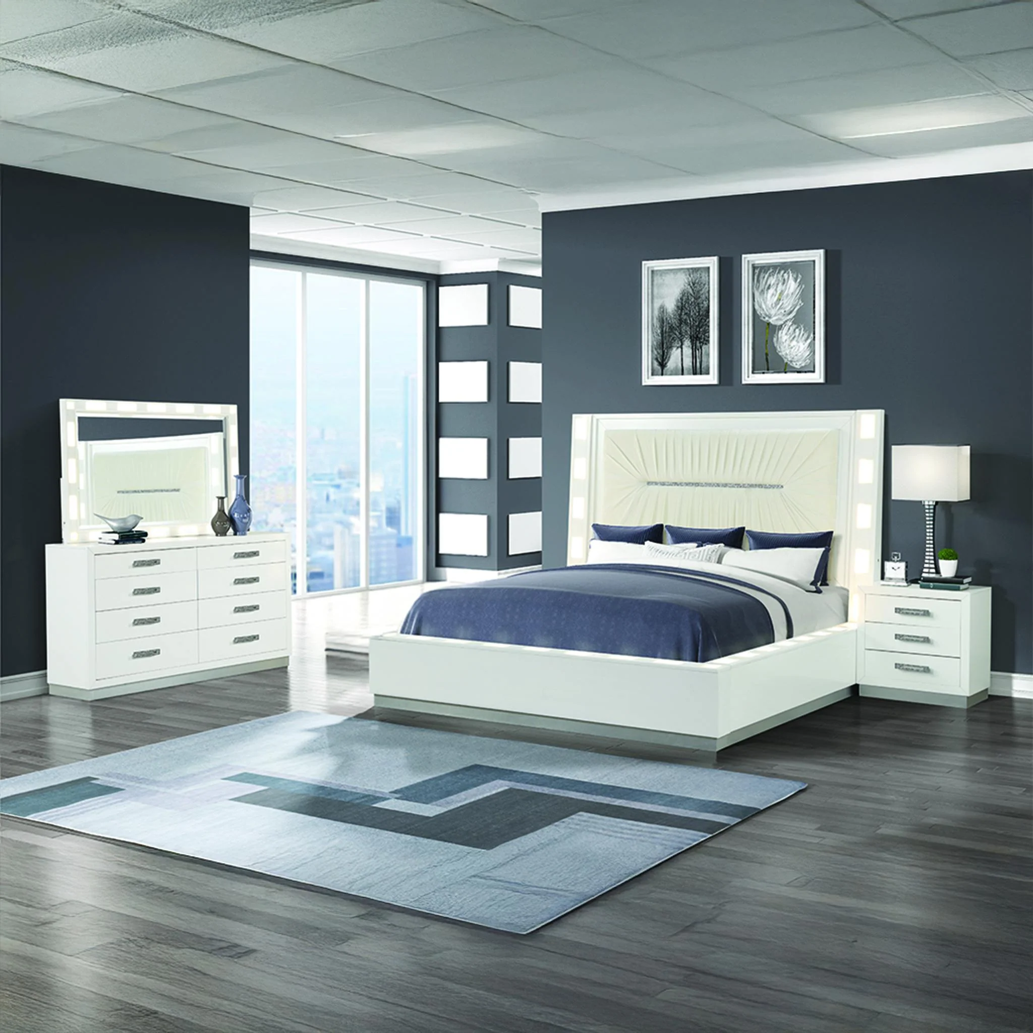 Coco Queen 4PC Bedroom set - Image 19