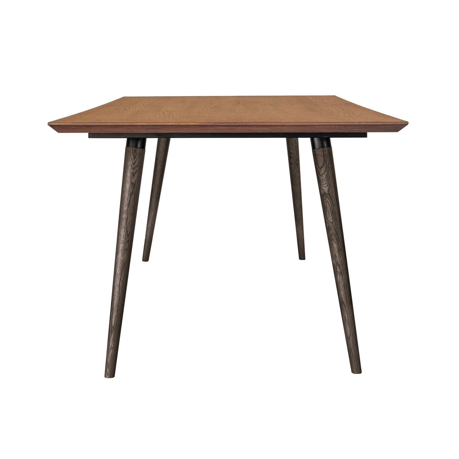 Coco Rustic Oak Wood Dining Table in Balsamico - Image 3
