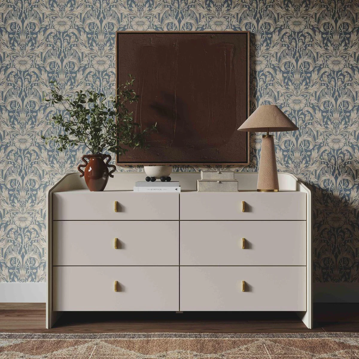 Collins Cream 6-Drawer Dresser - Image 2