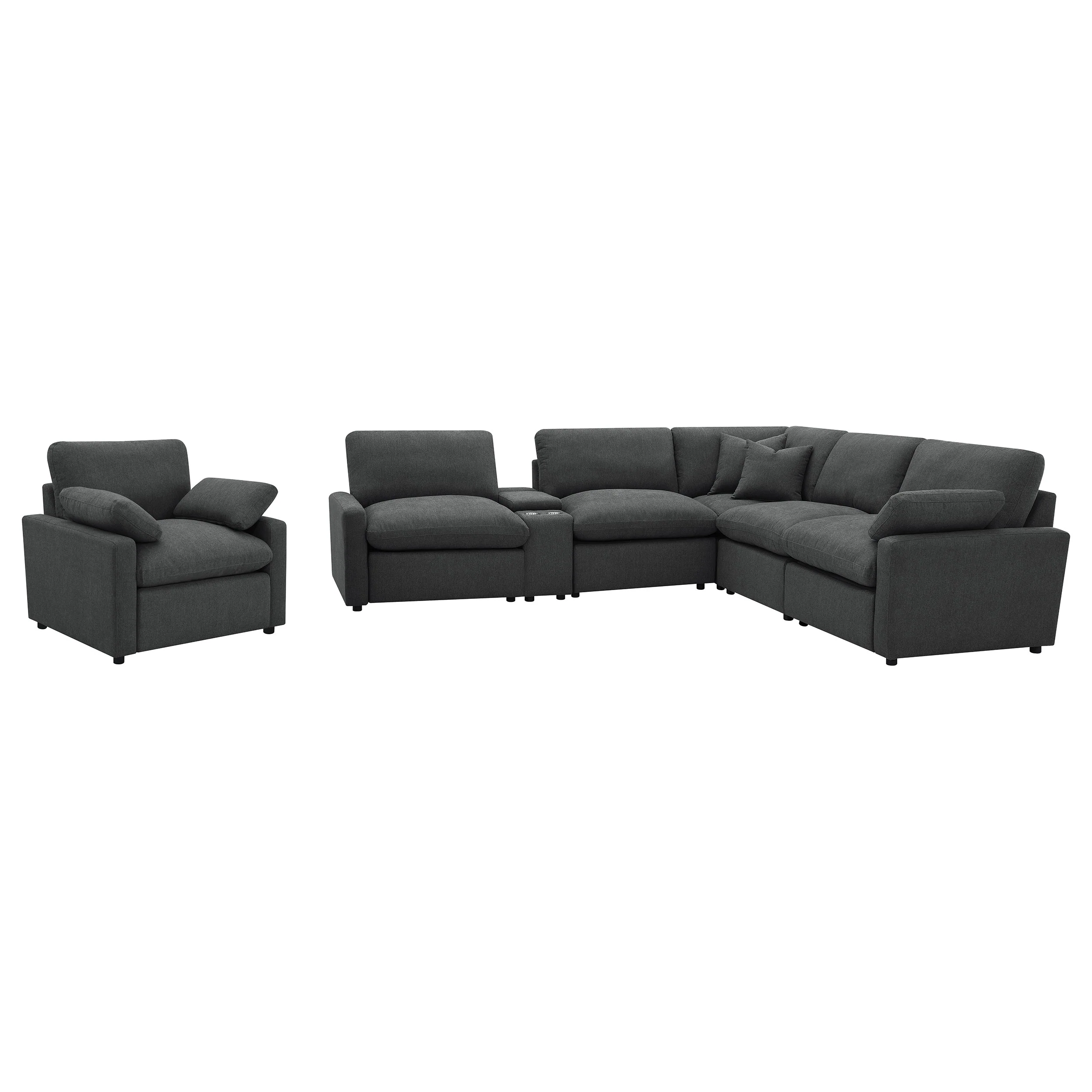 Collins Modular Power Reclining Sectional Sofa - Image 64