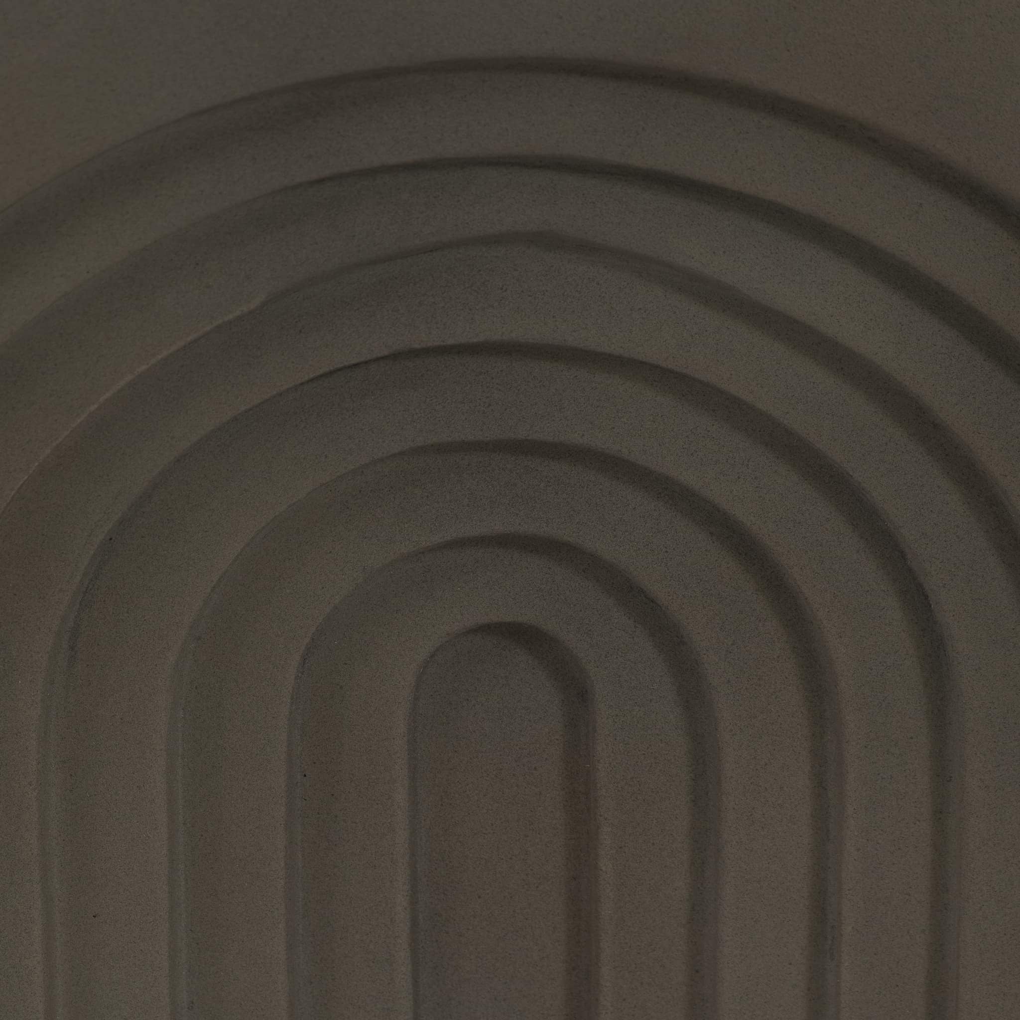 Concrete, 18" Arches In Square Accent Table, Dark - Image 6