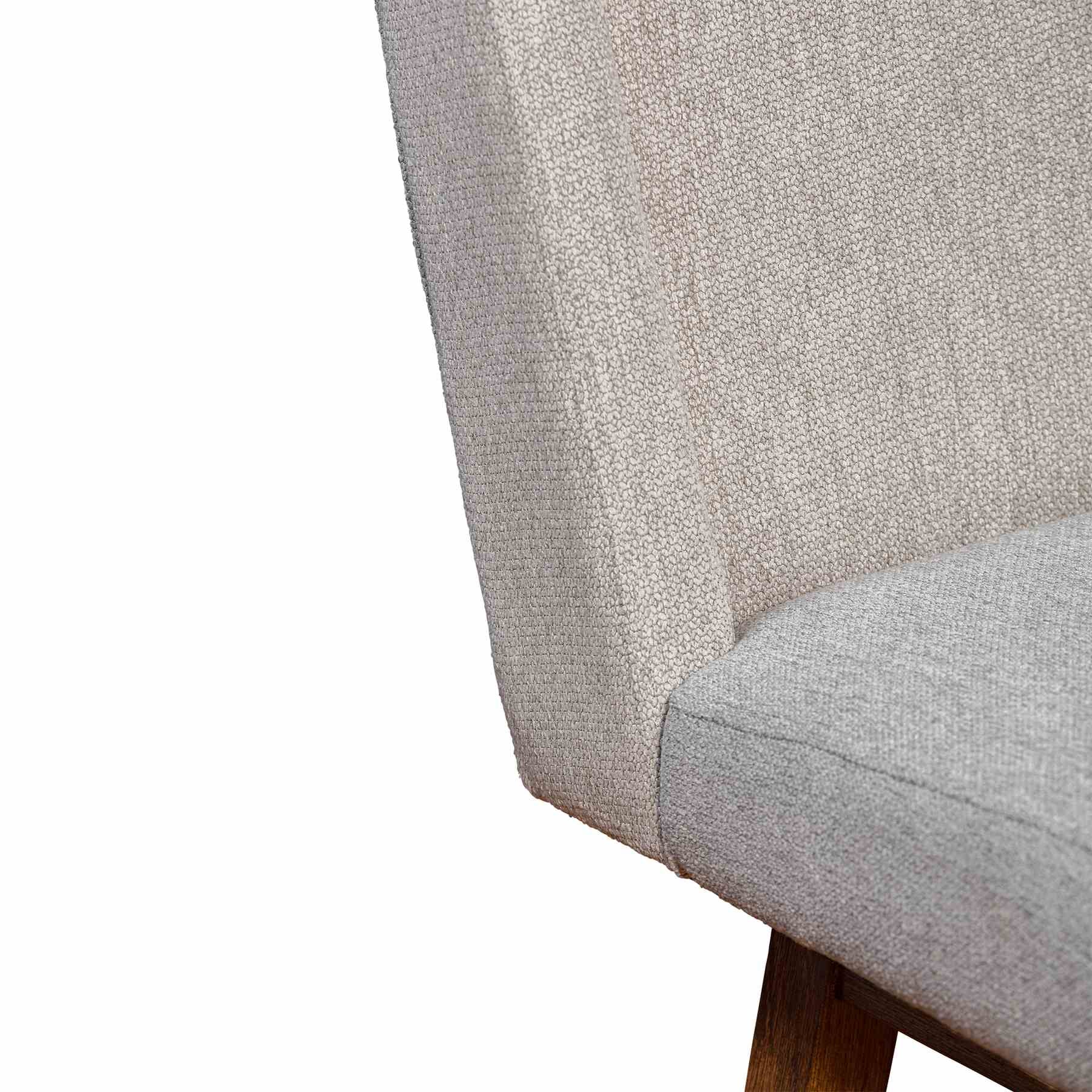 Constantine Swivel Counter Stool in Brown Oak Wood Finish with Taupe Fabric - Image 7