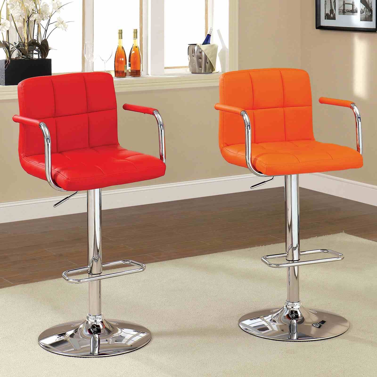 Corfu Bar Stool, Red - Image 2