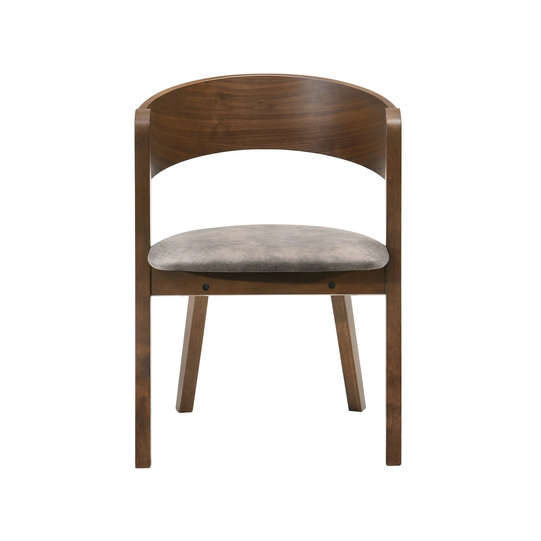 Cortina and Jackie 5 Piece Walnut Rectangular Dining Set - Image 3