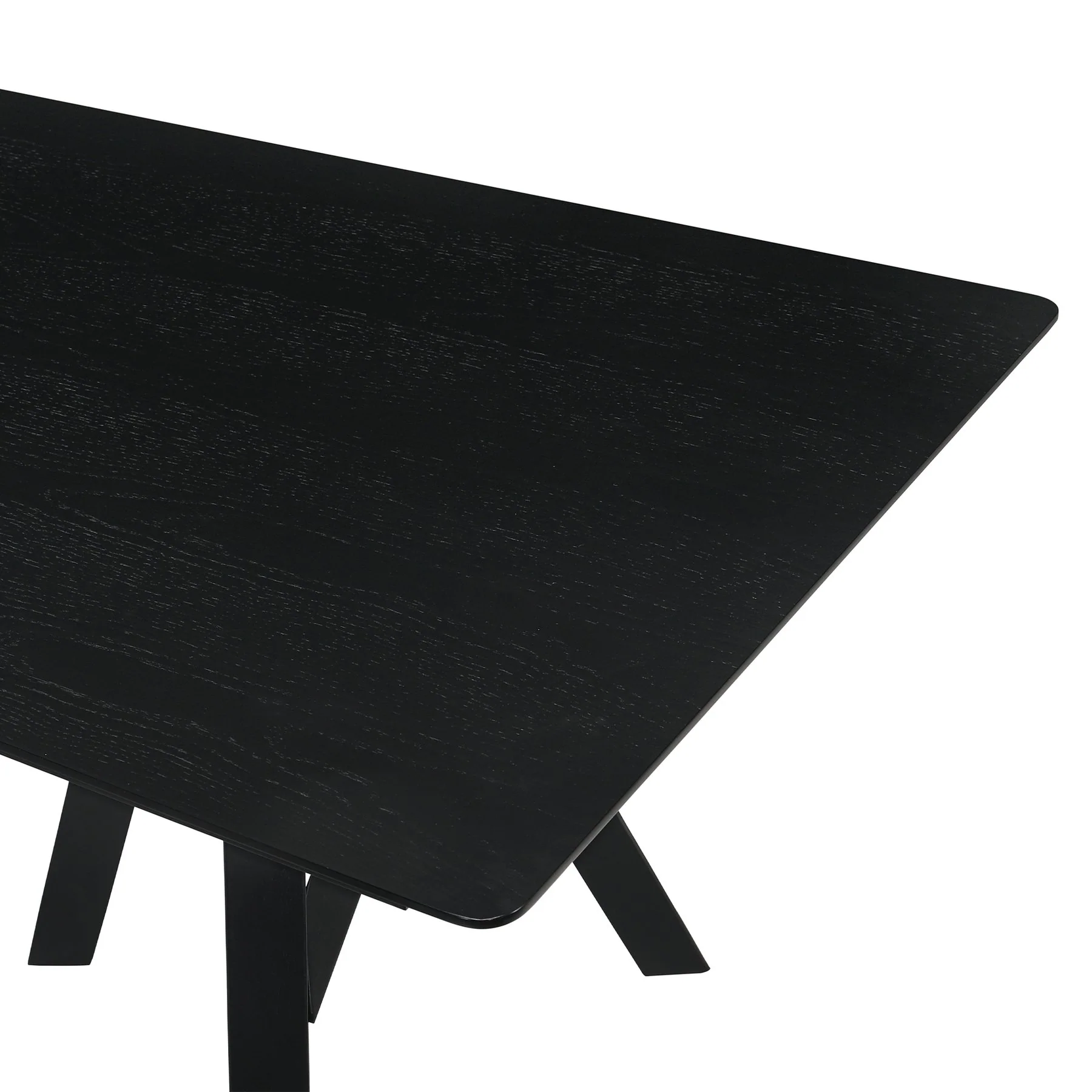 Cortina and Lima 5 Piece Black Rectangular Dining Set - Image 7