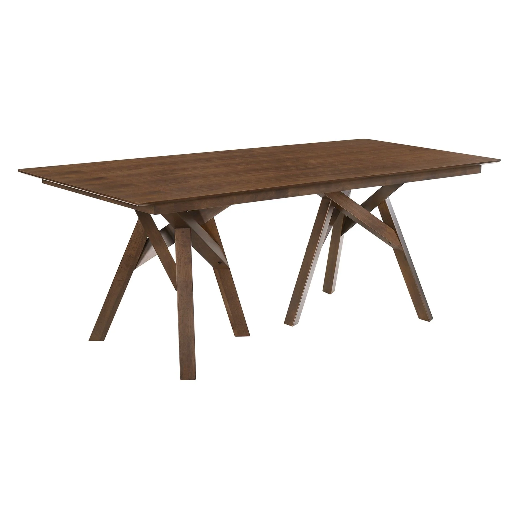 Cortina and Rowan 5 Piece Walnut Rectangular Dining Set - Image 5