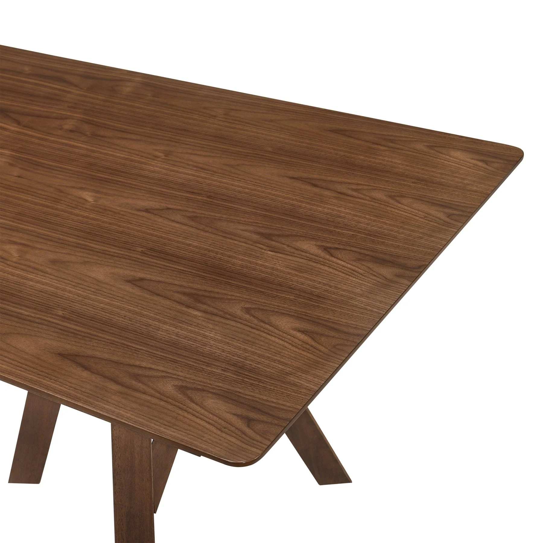 Cortina and Rowan 5 Piece Walnut Rectangular Dining Set - Image 7