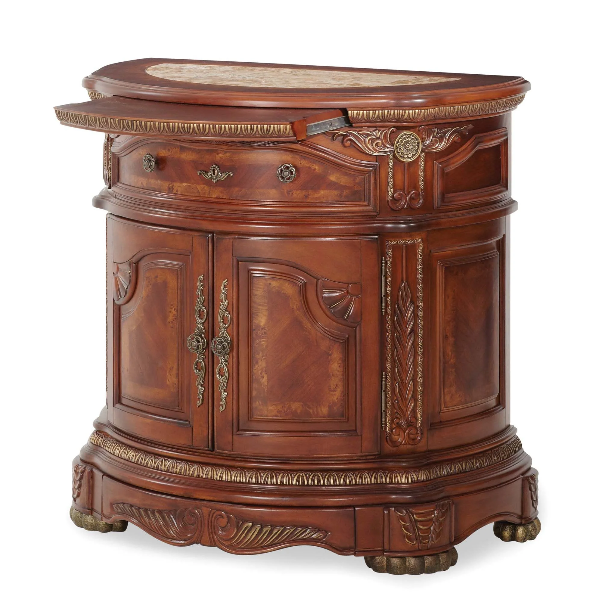 Cortina Bedside Chest - Honey Walnut - Image 4