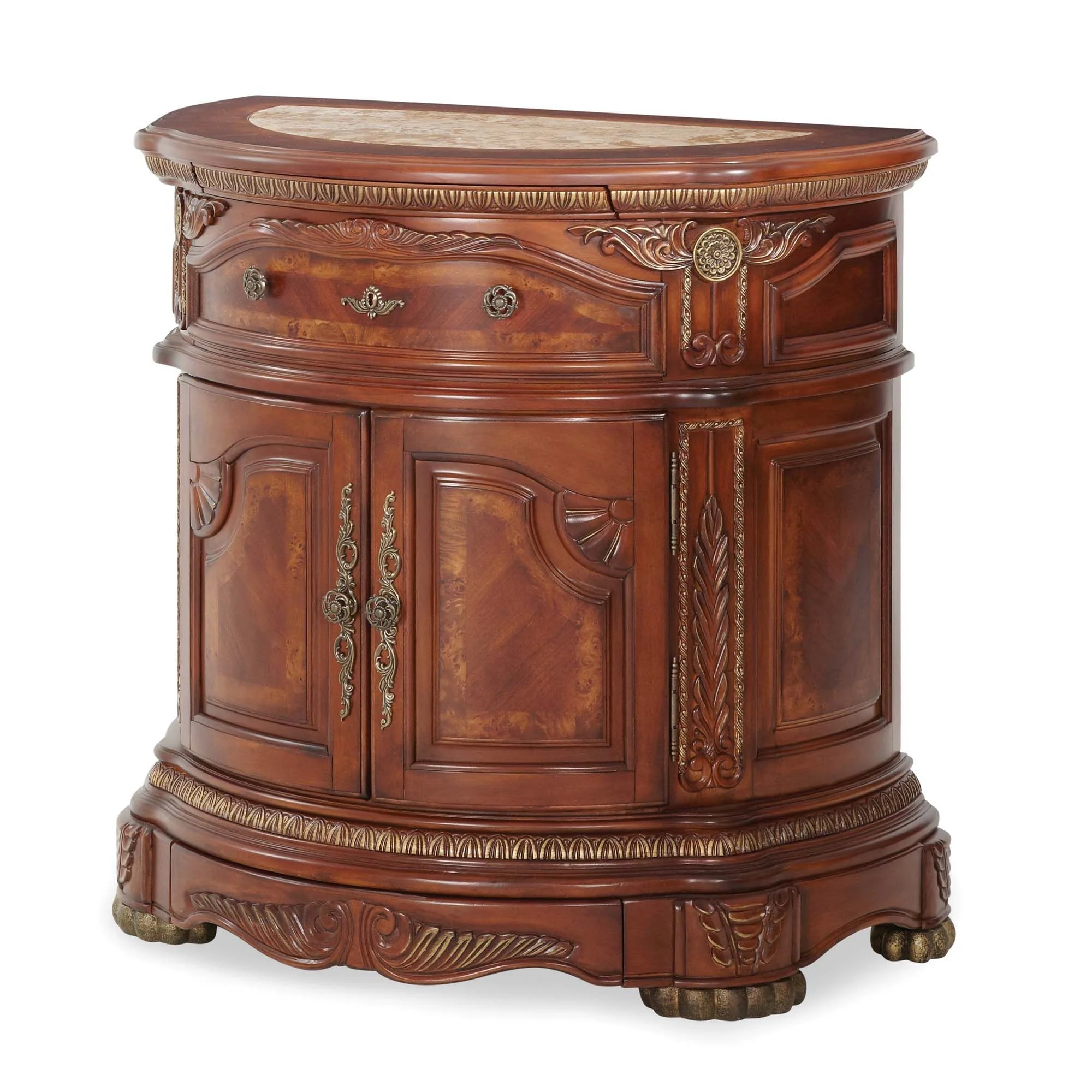 Cortina Bedside Chest - Honey Walnut - Image 9
