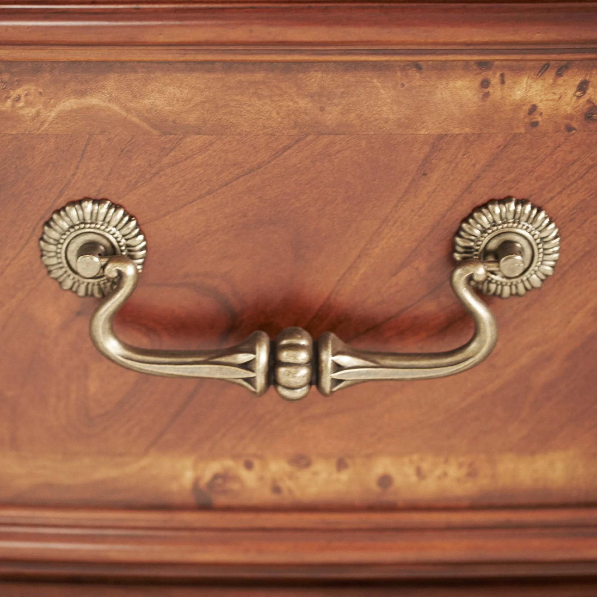 Cortina Leather Bedside Bench - Honey Walnut - Image 6